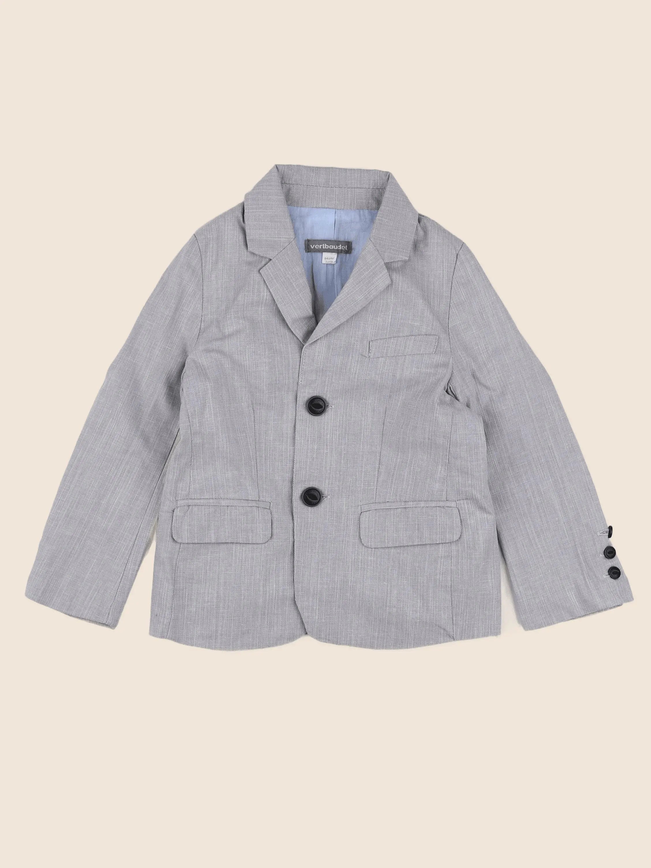 Vertbaudet - veste gris - 3 ans