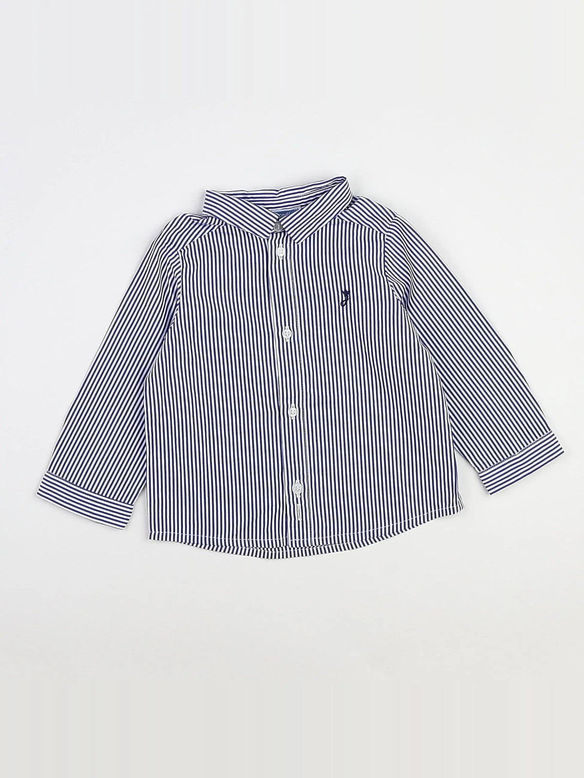 Jacadi - chemise bleu - 12 mois