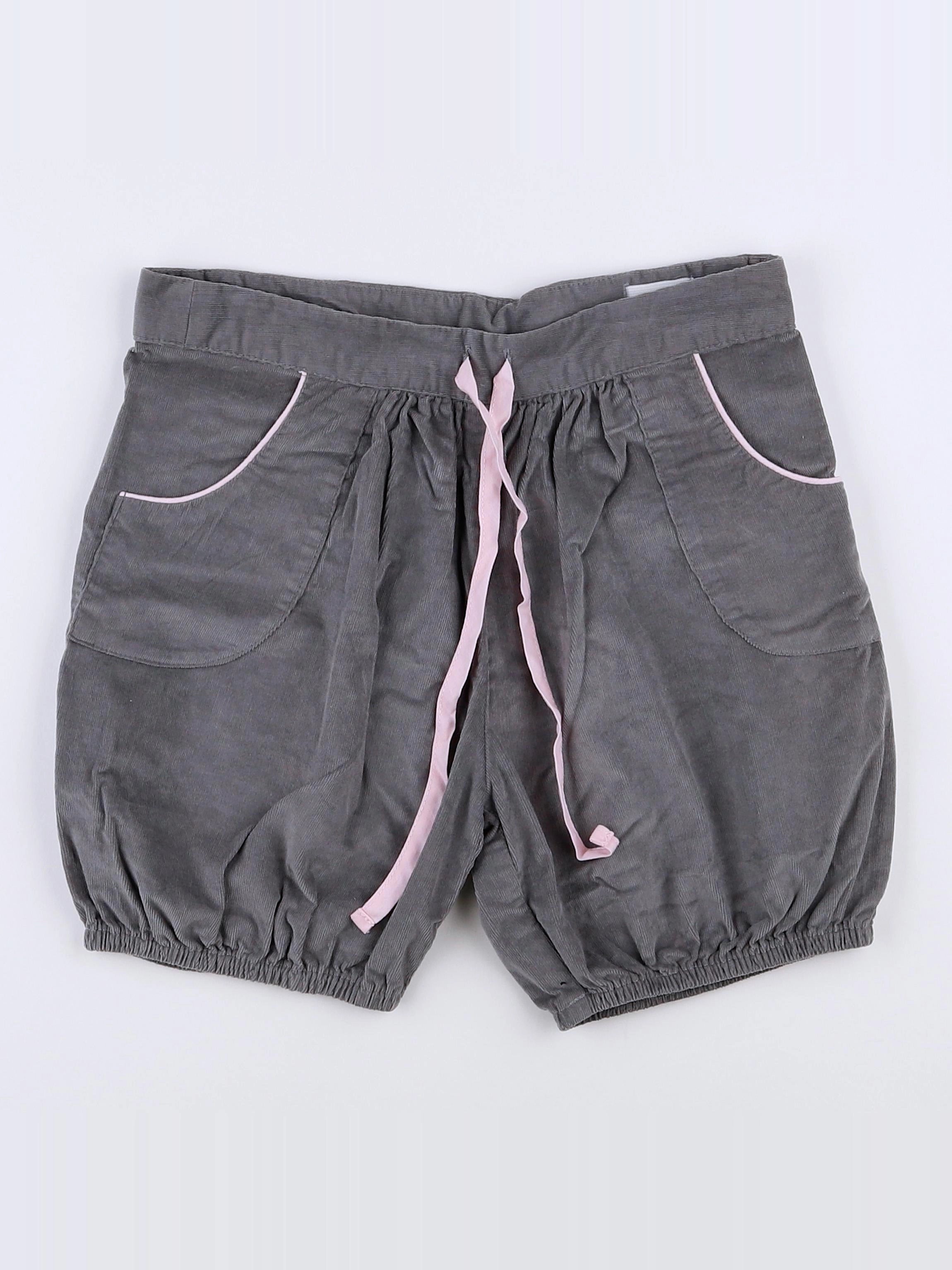 Frangin Frangine - short gris - 8 ans
