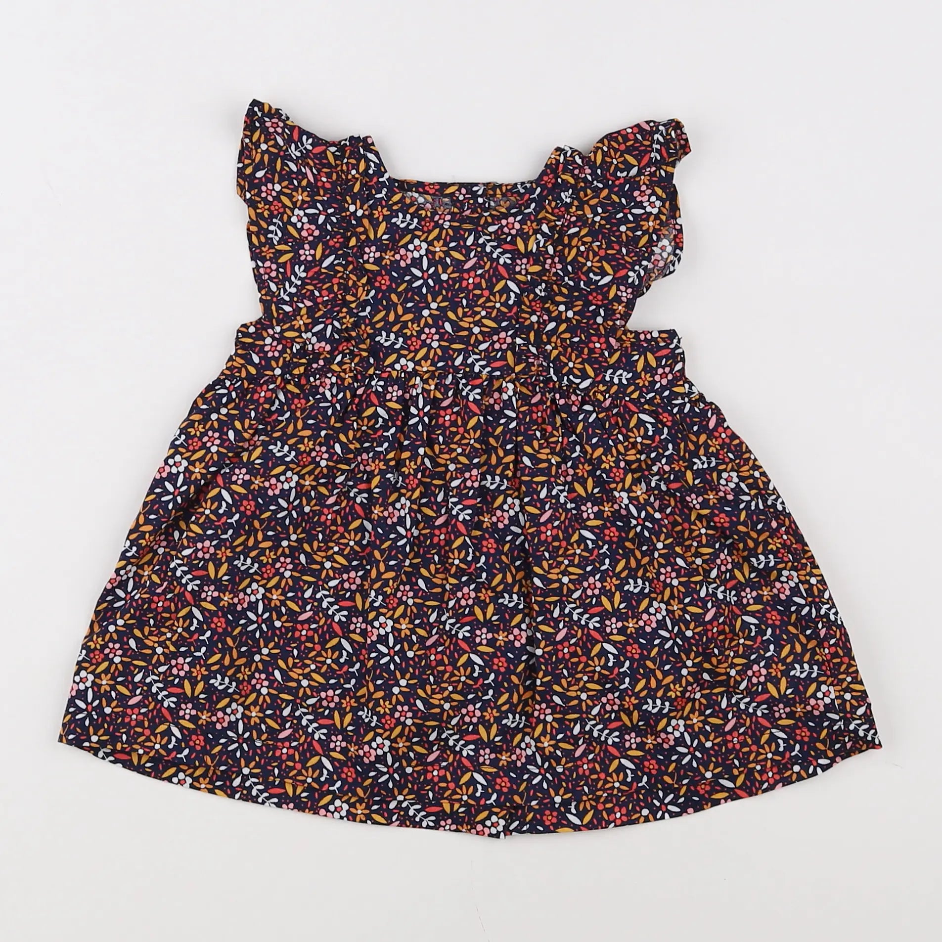 Vertbaudet - robe multicolore - 3 mois
