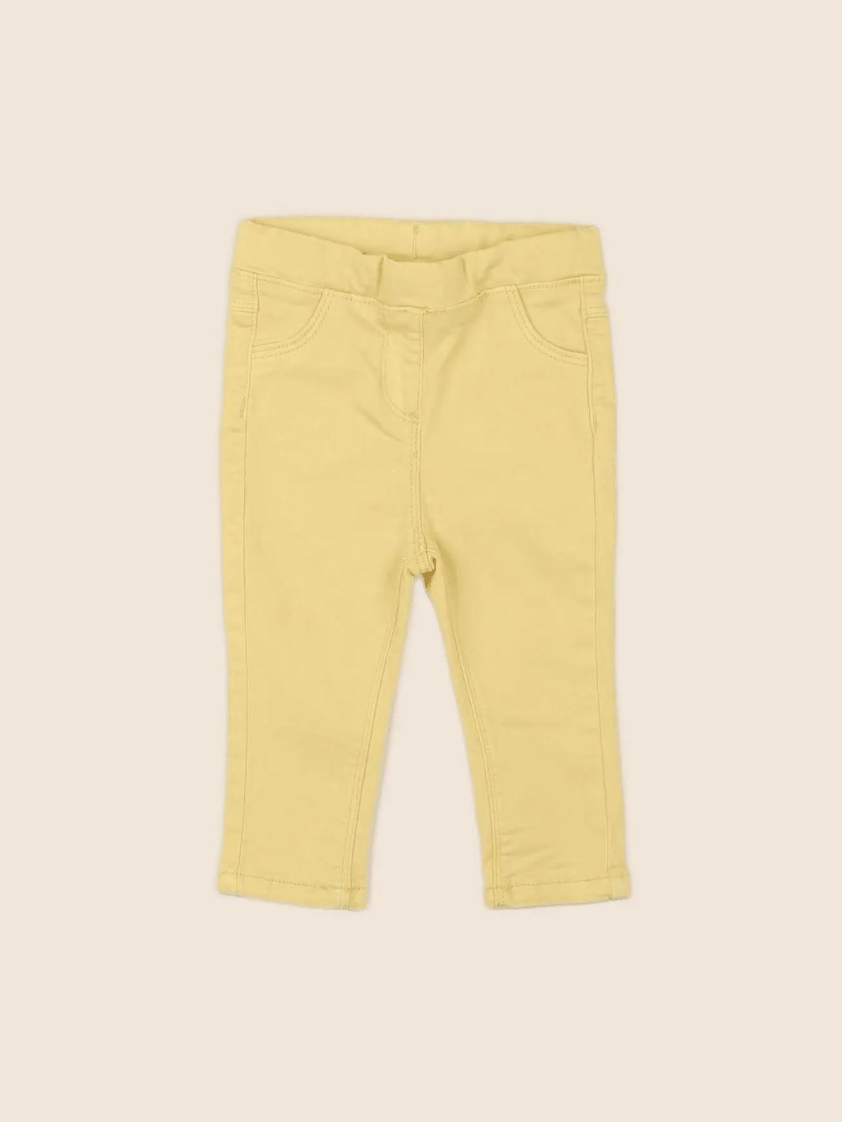 Tape à l'oeil - jegging jaune - 9 mois