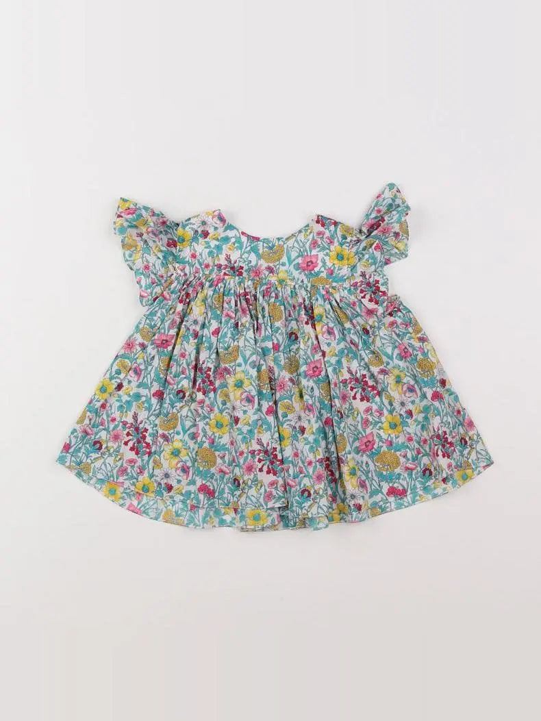 Jacadi - blouse liberty multicolore - 12 mois