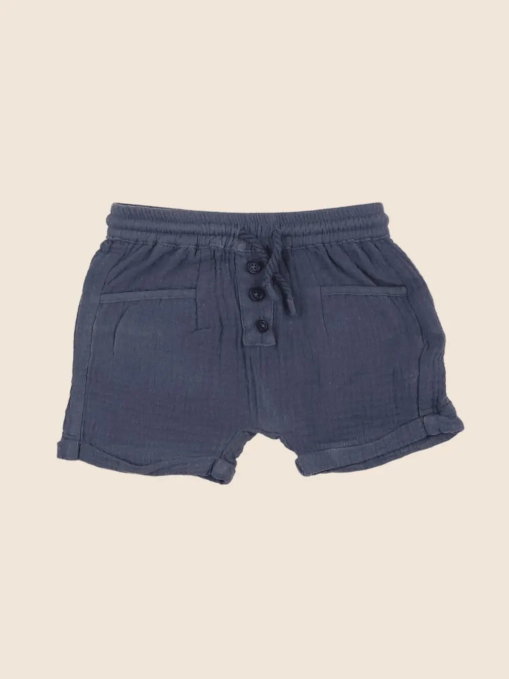 Vertbaudet - short bleu - 9 mois