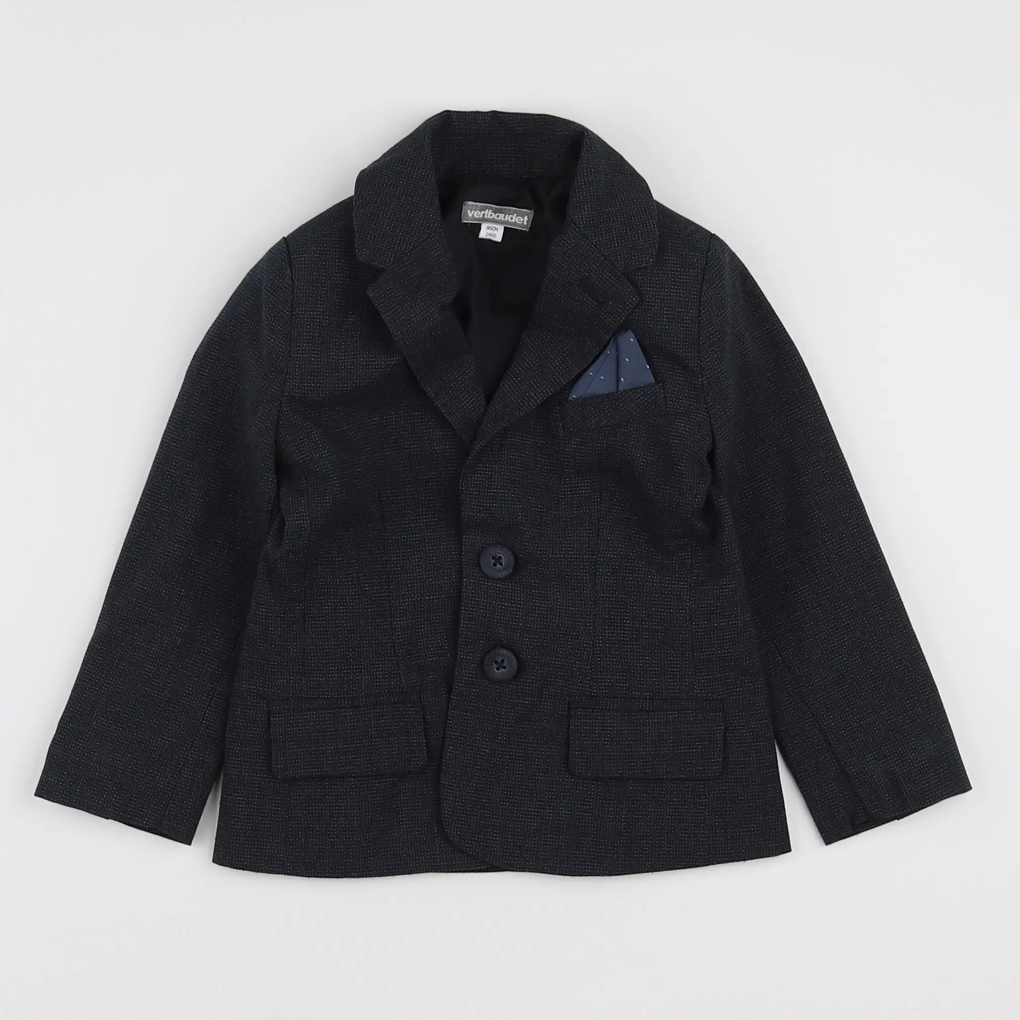 Vertbaudet - veste bleu - 2 ans
