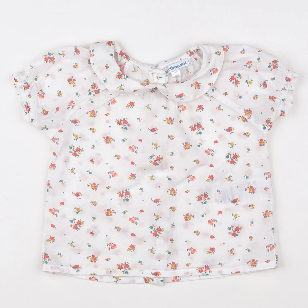 Vertbaudet - blouse multicolore - 12 mois