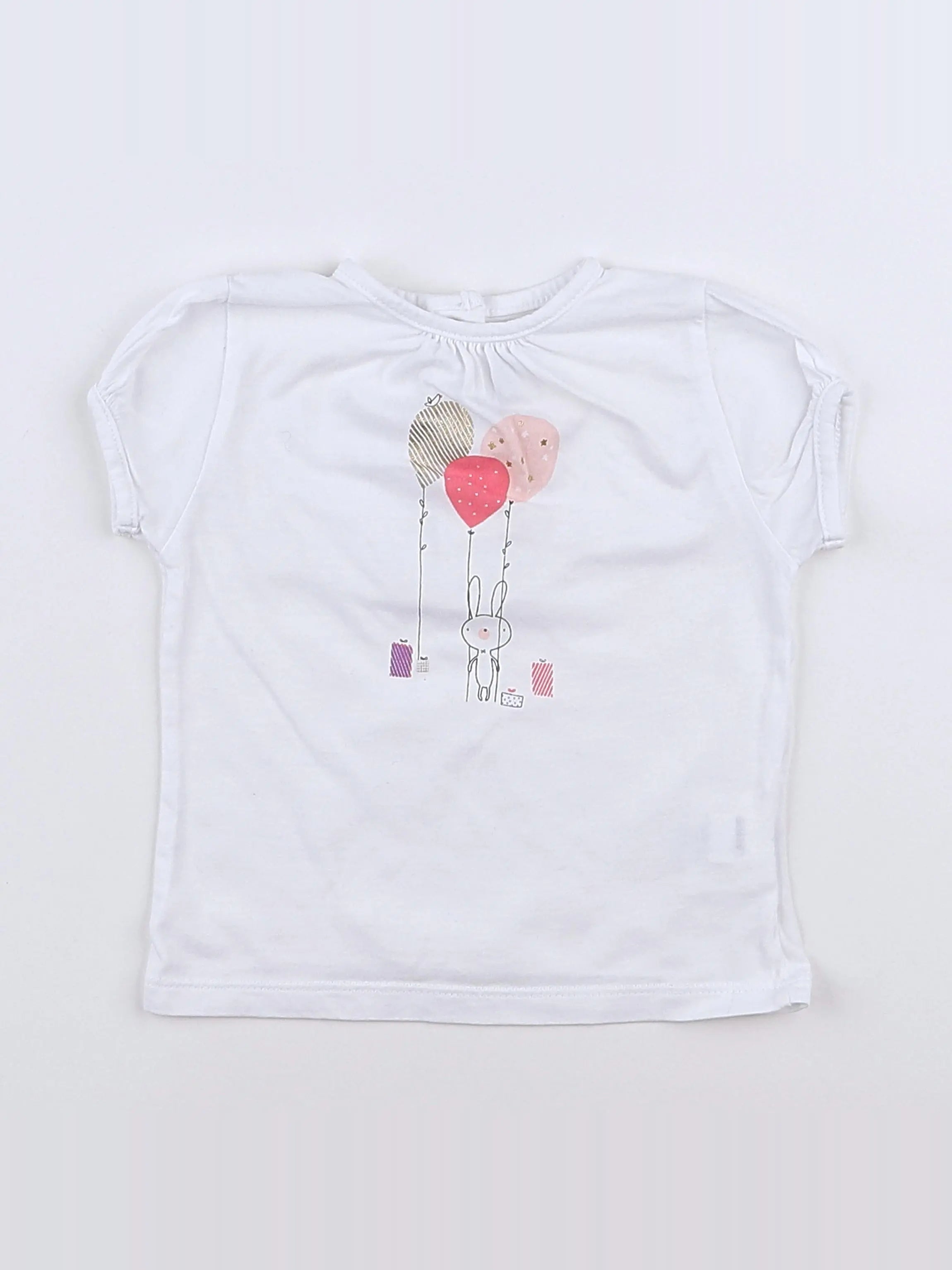 Cadet Rousselle - tee-shirt blanc - 6 mois