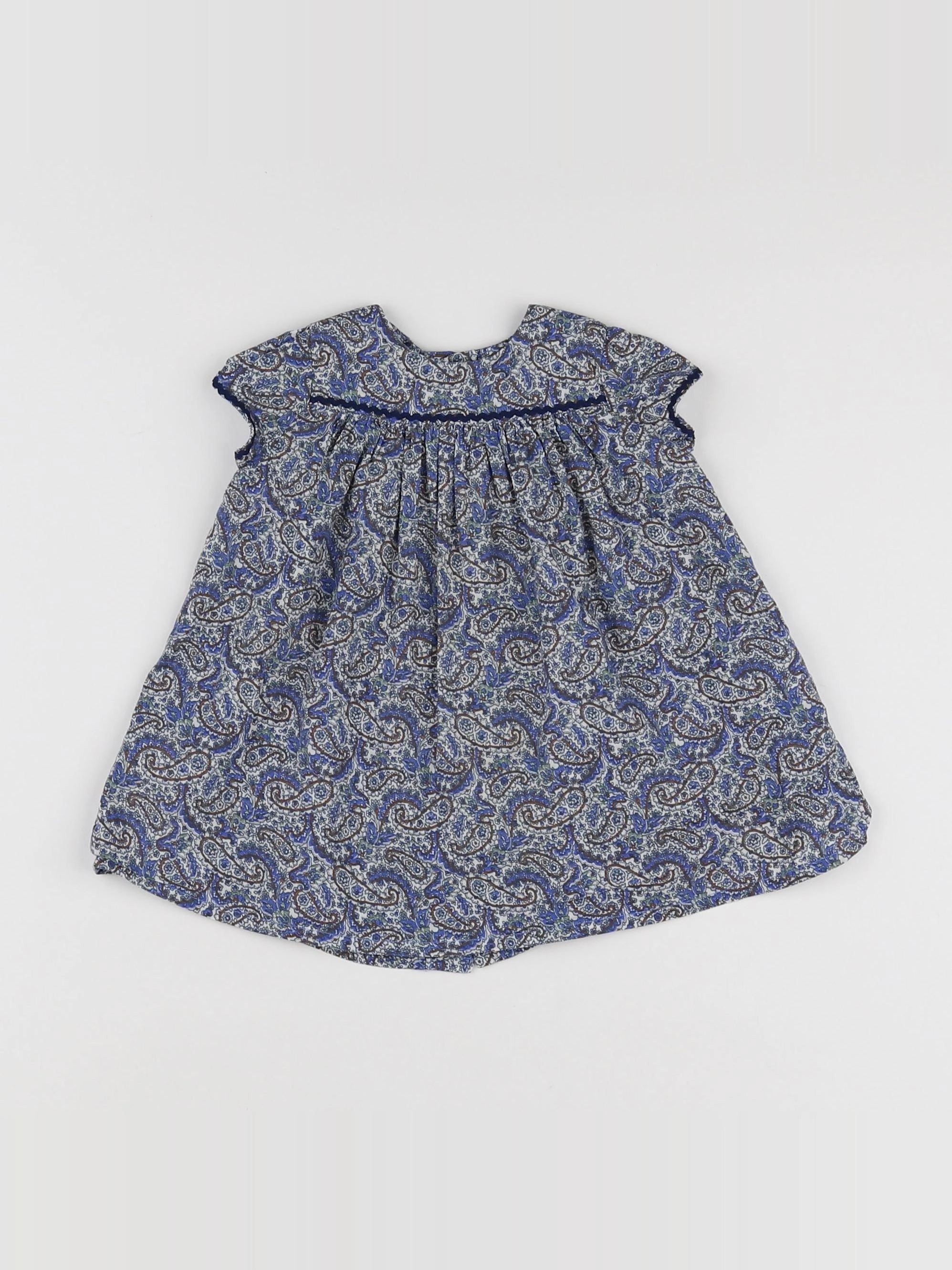 Boutchou - robe bleu - 3 mois