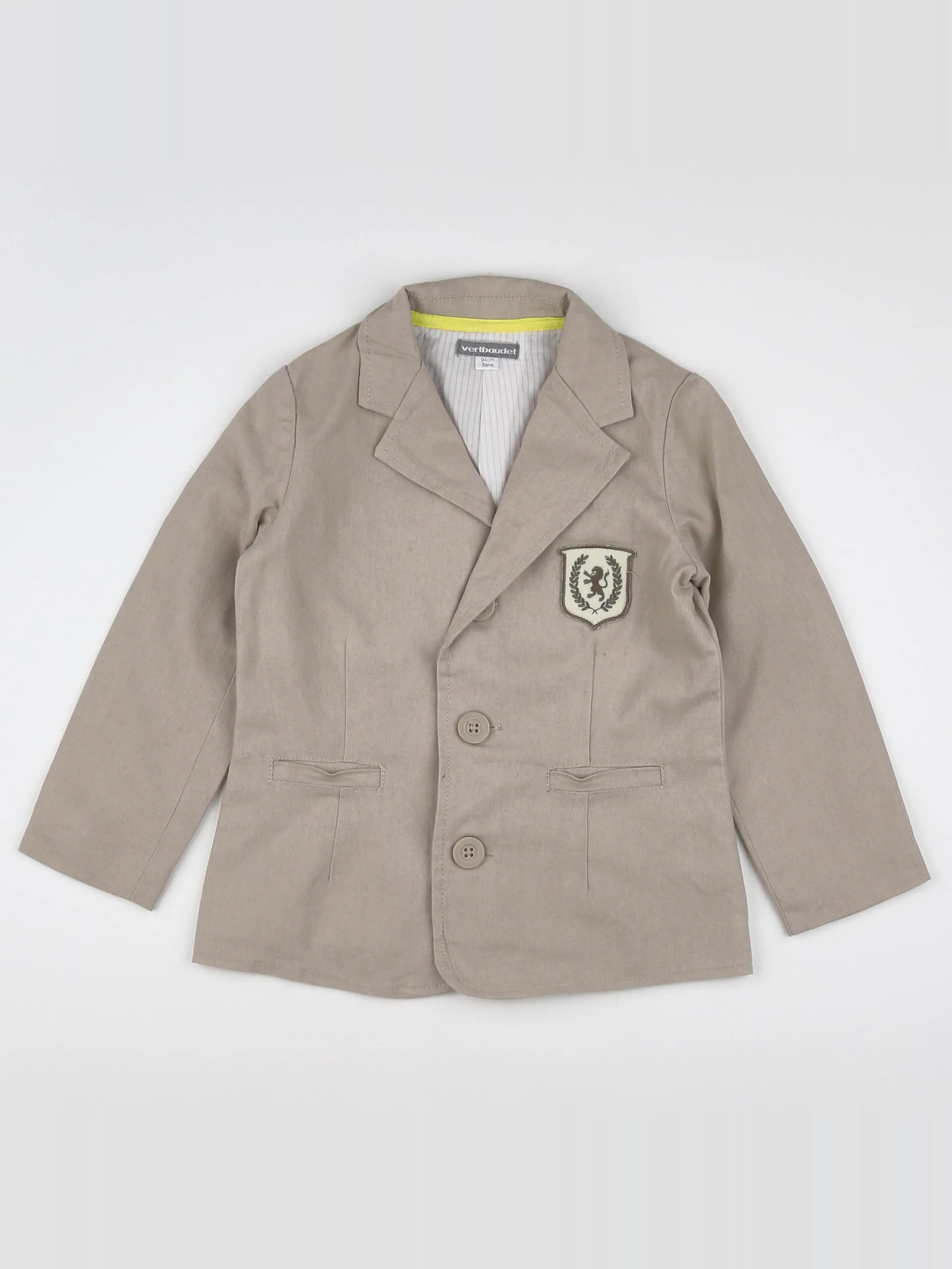 Vertbaudet - veste beige - 5 ans