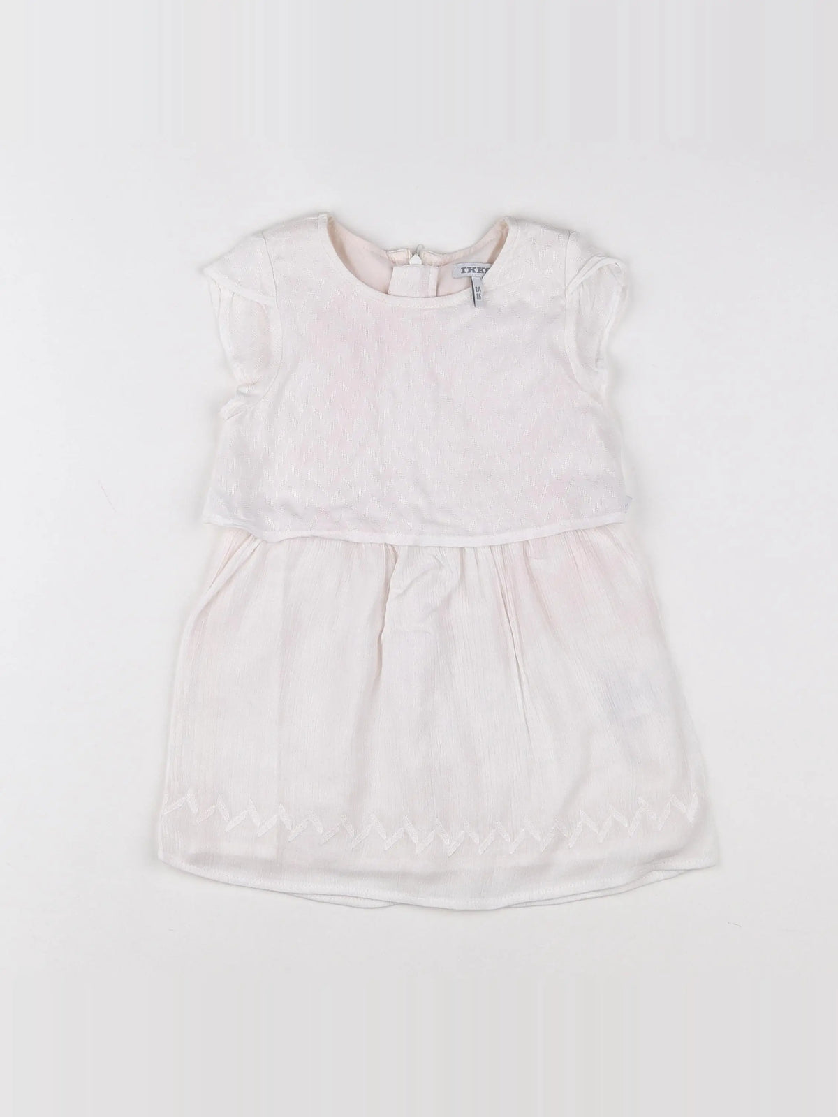 IKKS - robe blanc - 2 ans