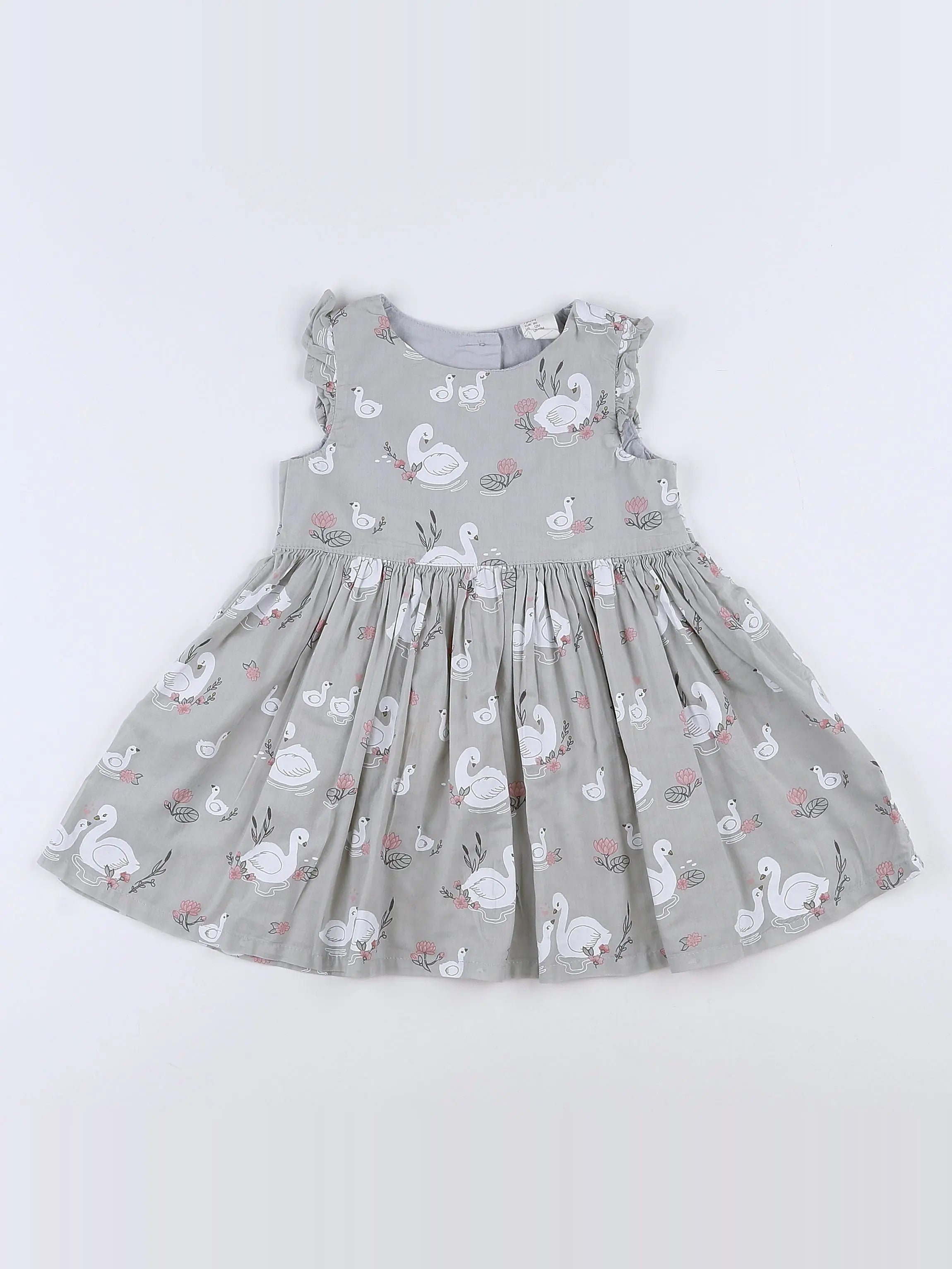 H&M - robe gris - 9/12 mois