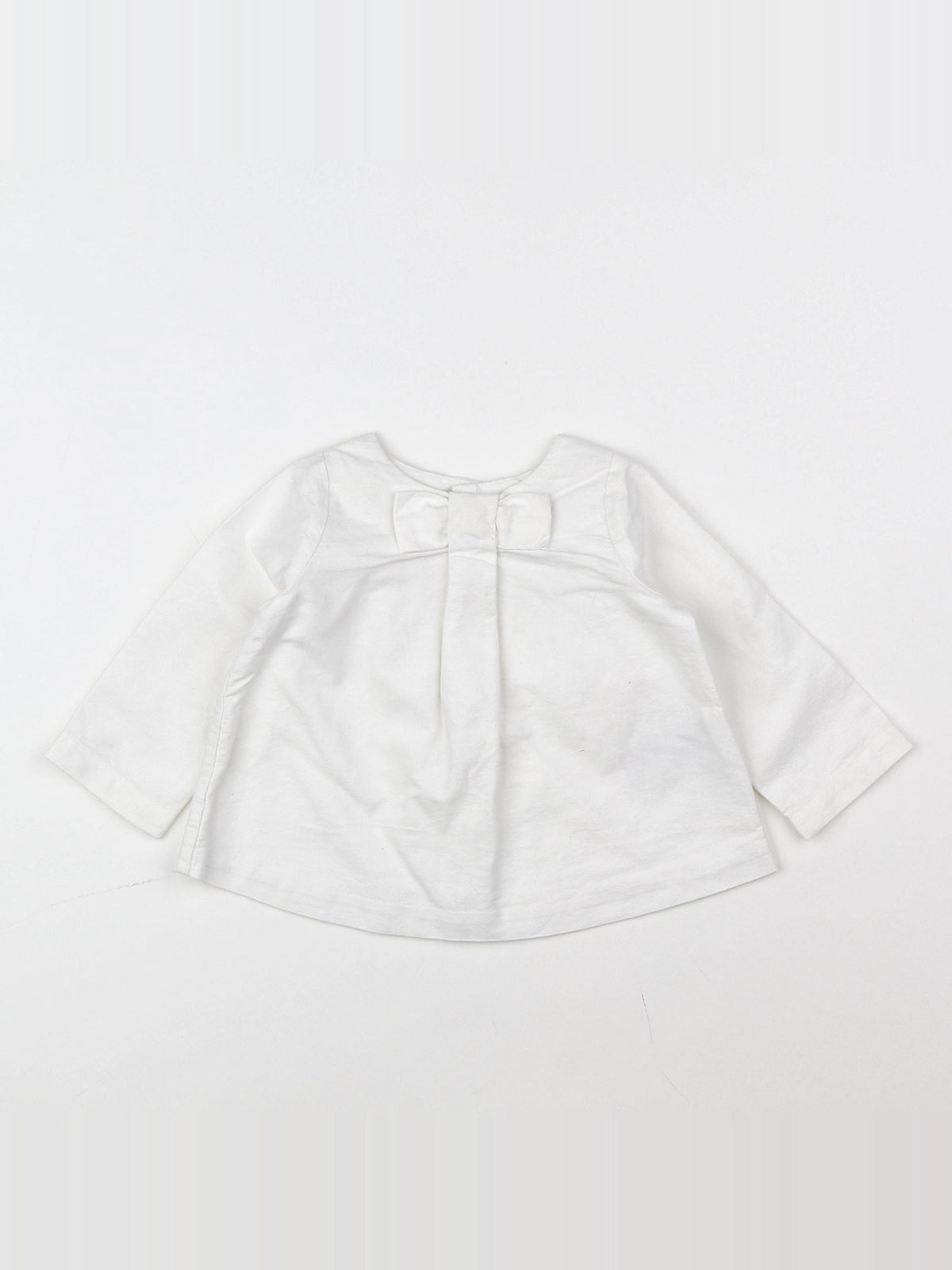 Jacadi - blouse blanc - 12 mois