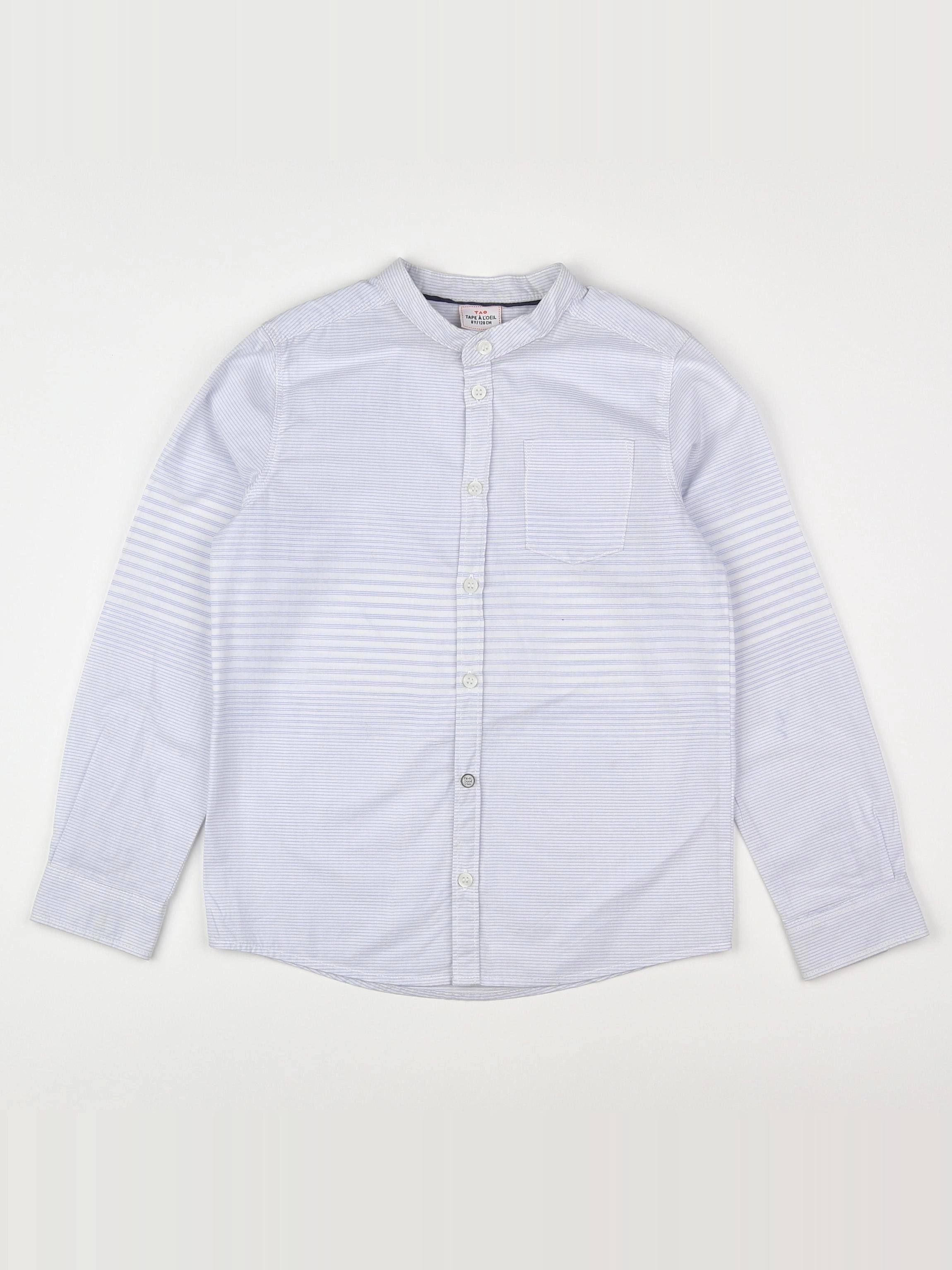 Tape à l'oeil - chemise bleu - 8 ans