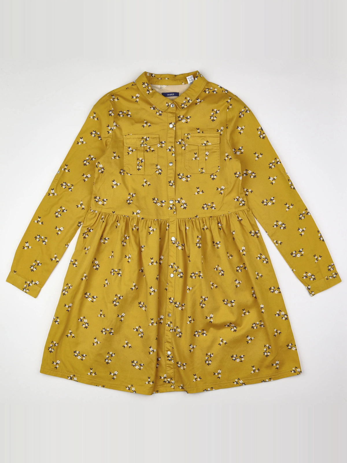 Okaidi - robe jaune - 12 ans