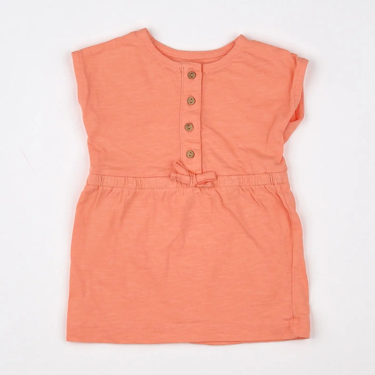 Vertbaudet - robe orange - 3 mois