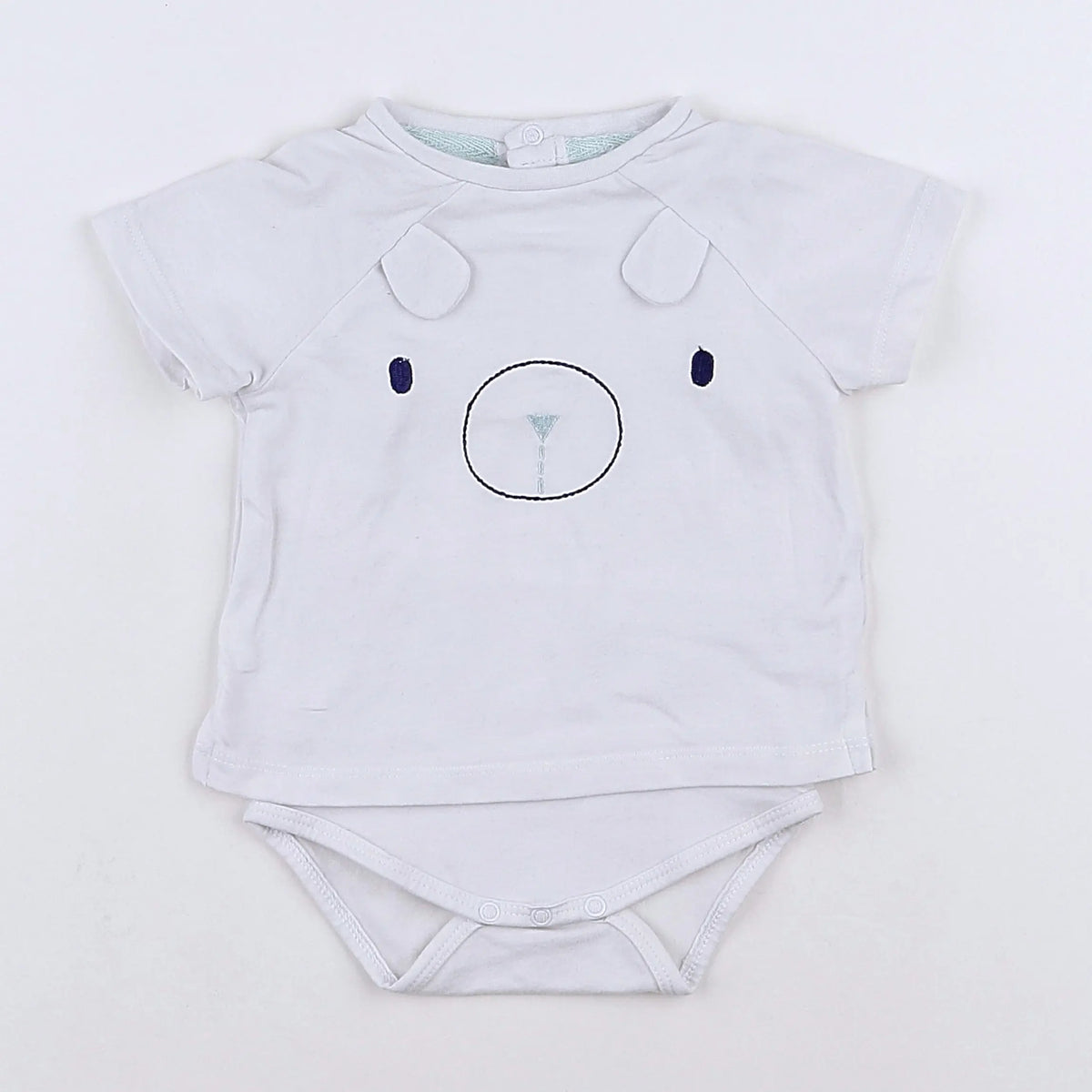 Vertbaudet - body vetement blanc - 3 mois