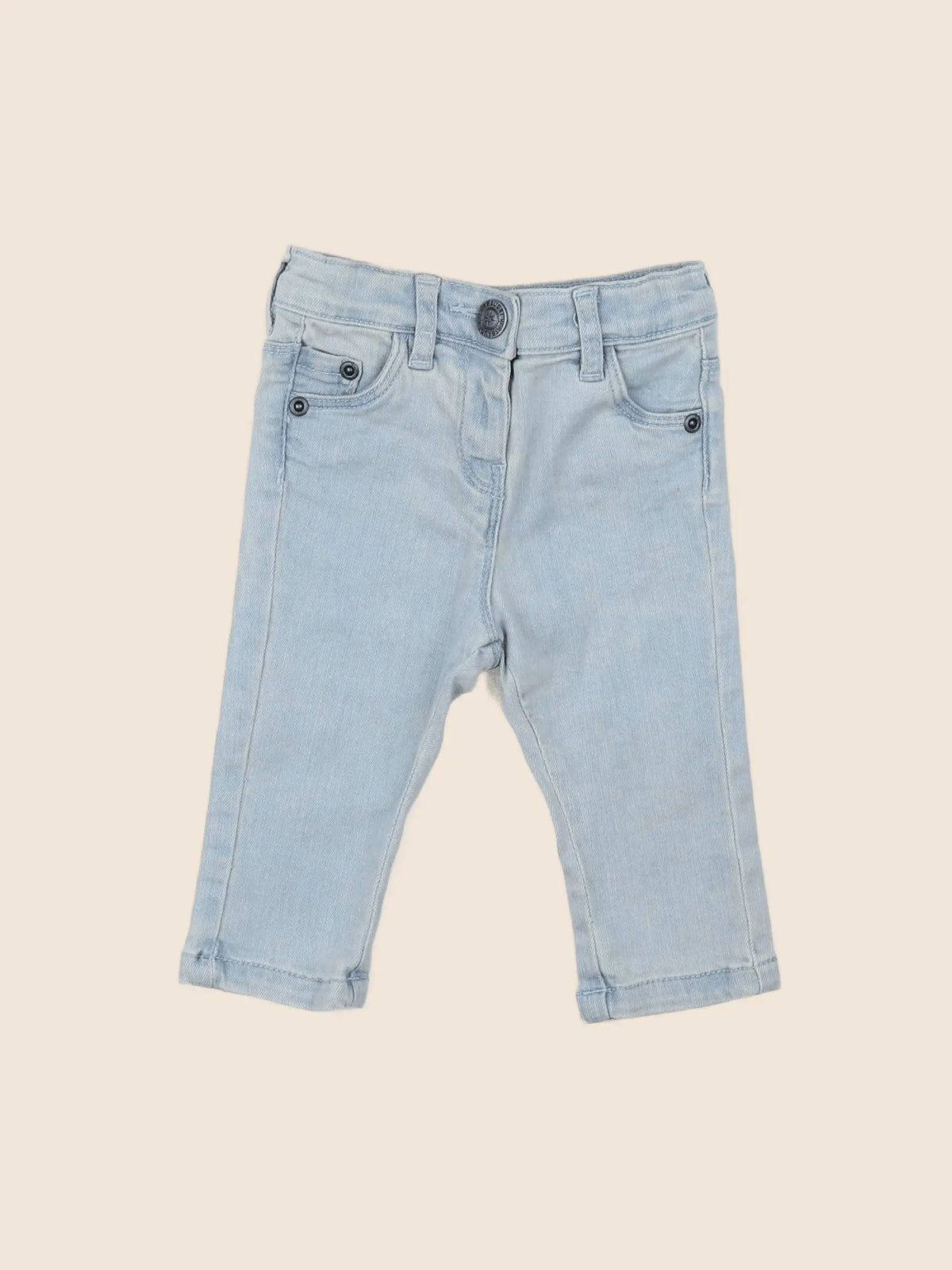 Vertbaudet - jean bleu - 3 mois