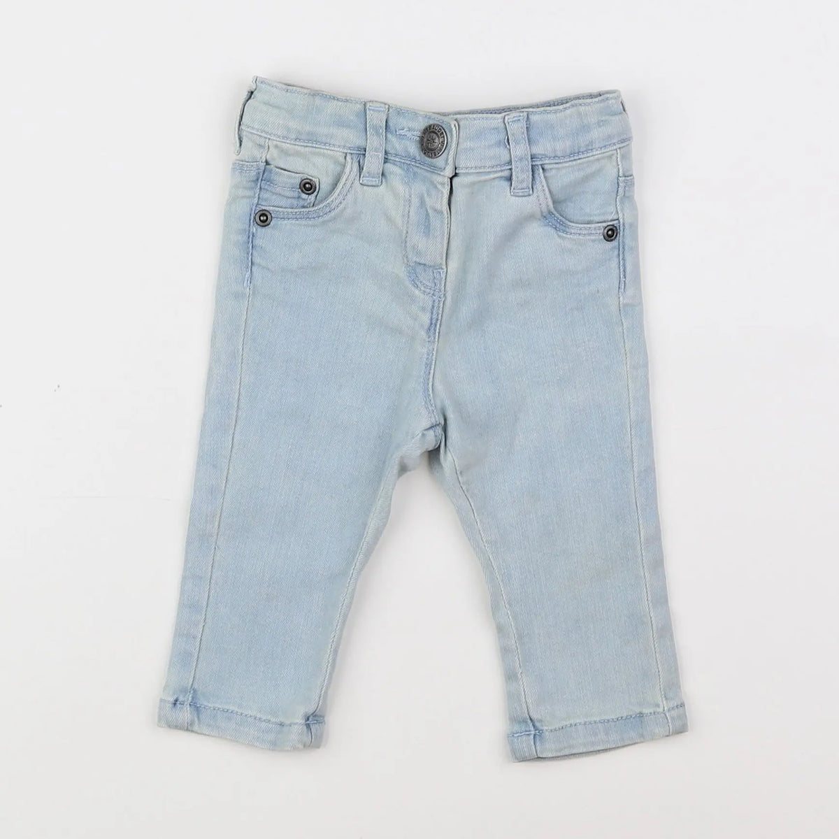 Vertbaudet - jean bleu - 3 mois