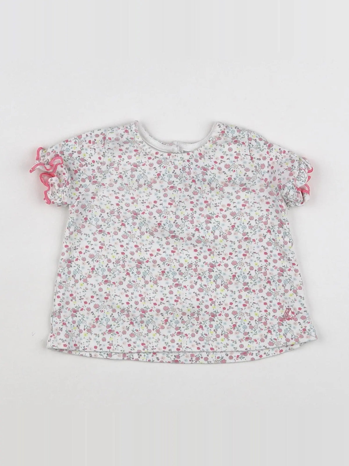 Petit Bateau - tee-shirt multicolore - 6 mois