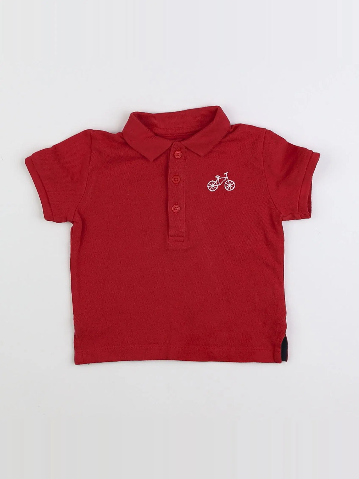 Boutchou - polo rouge - 12 mois