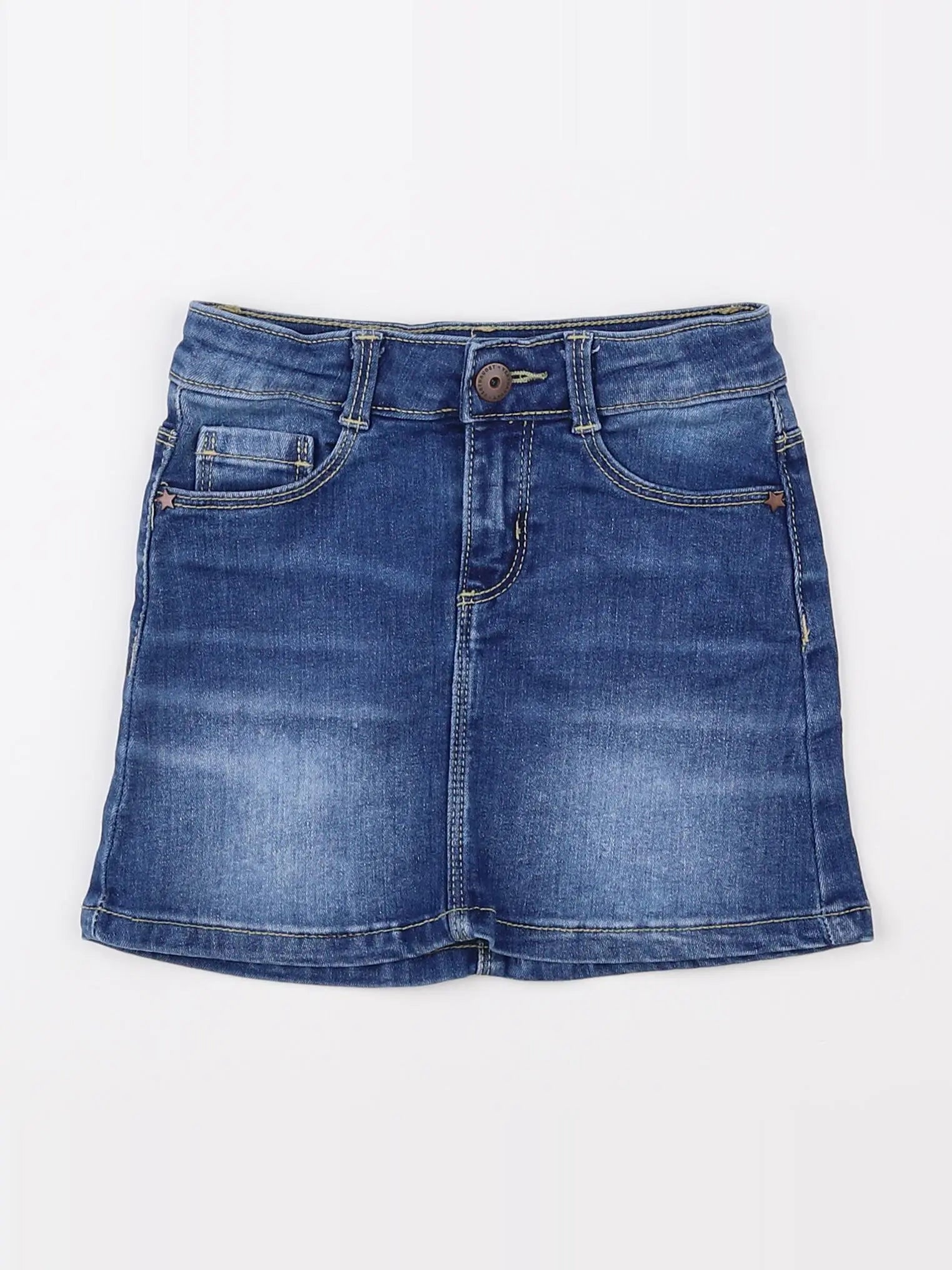 Vertbaudet - jupe bleu - 4 ans