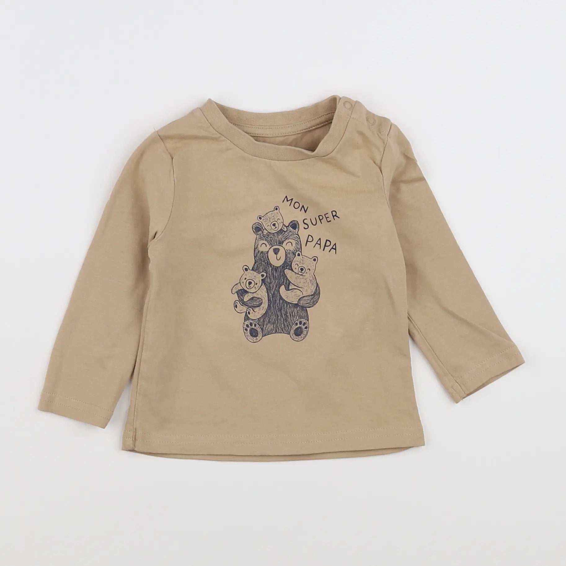 Vertbaudet - tee-shirt blanc - 6 mois