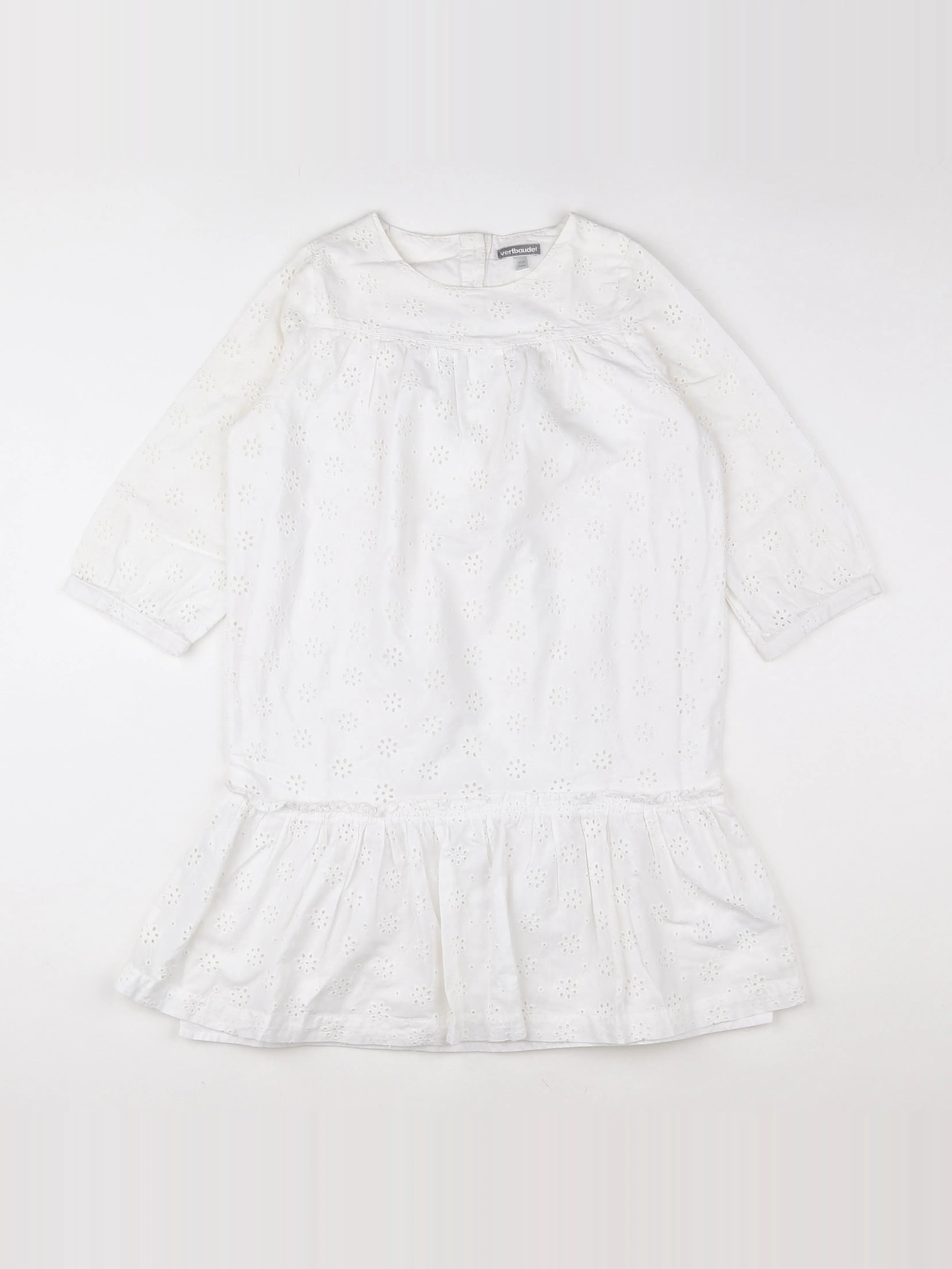Vertbaudet - robe blanc - 12 ans