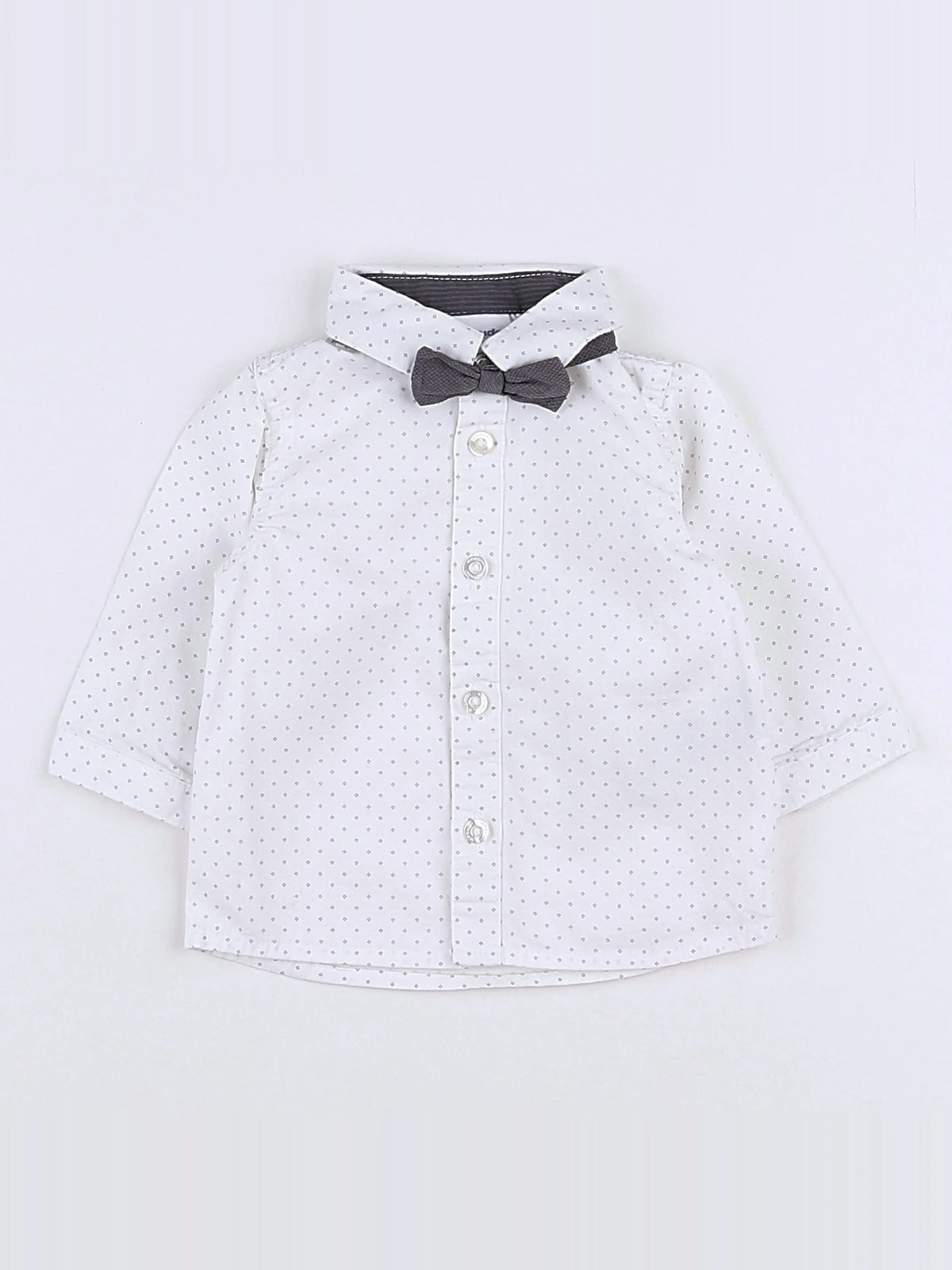 Vertbaudet - chemise blanc - 3 mois