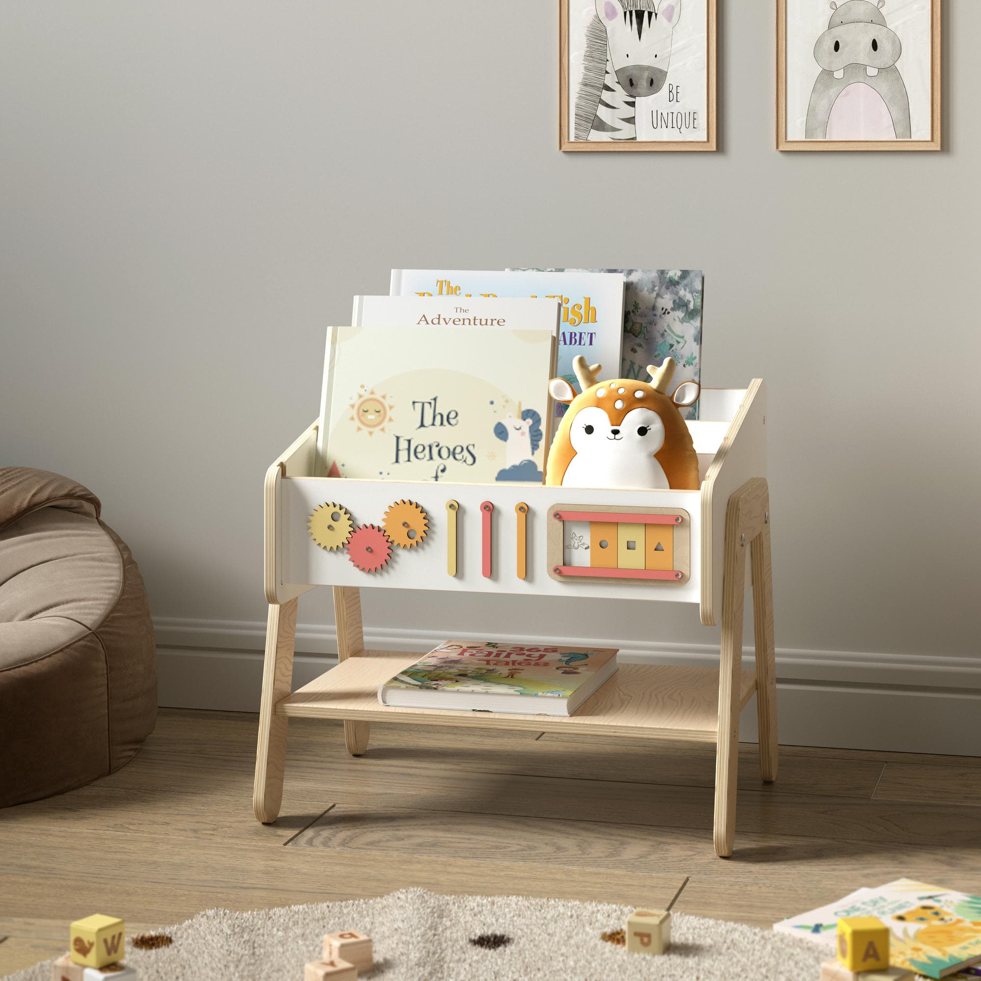 Bibliothèque enfant / Siège LILU