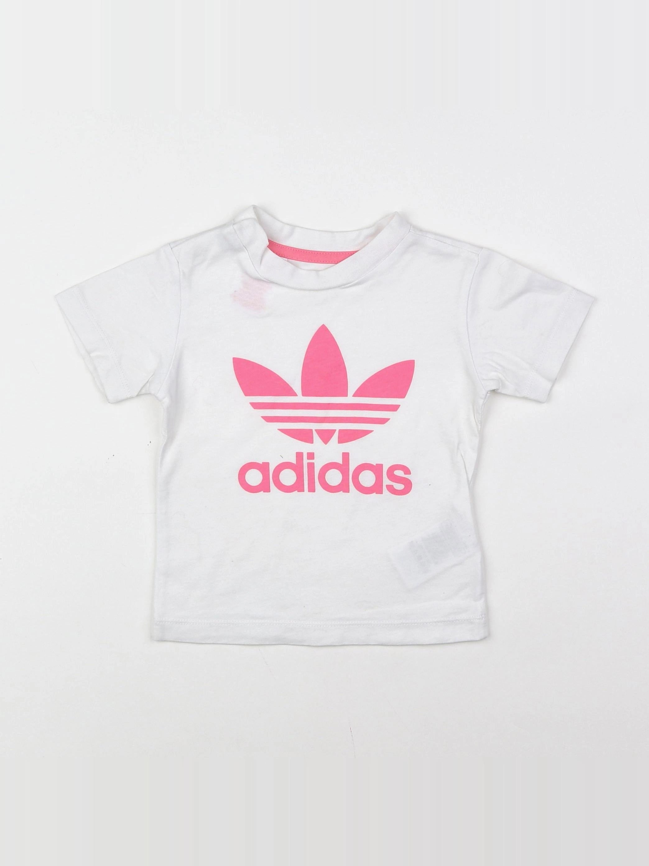 Adidas - tee-shirt blanc - 12/18 mois