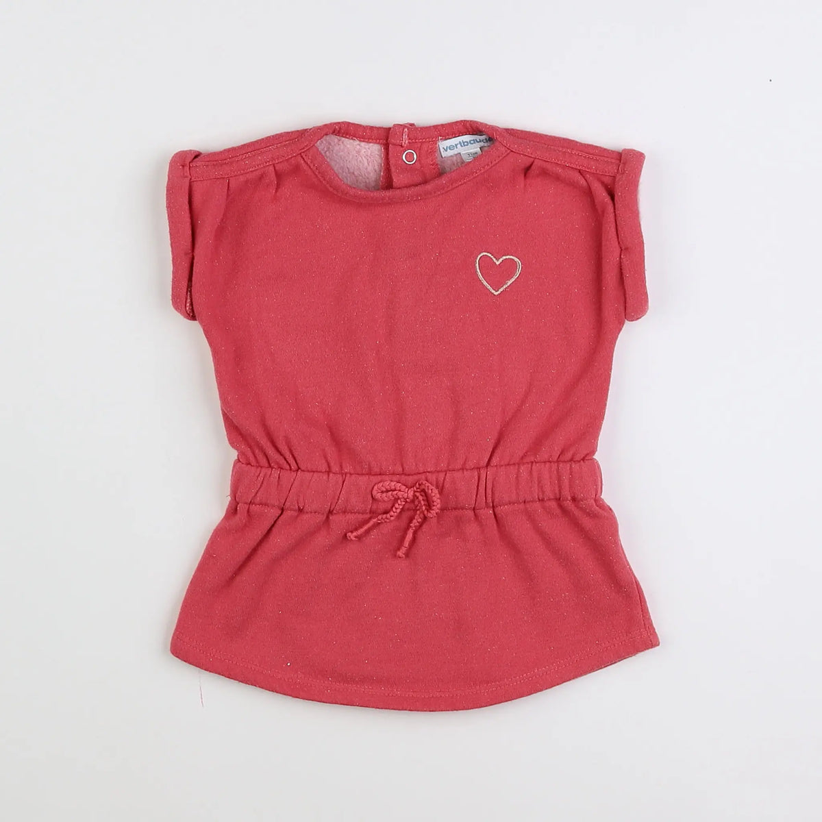 Vertbaudet - robe rouge - 9 mois