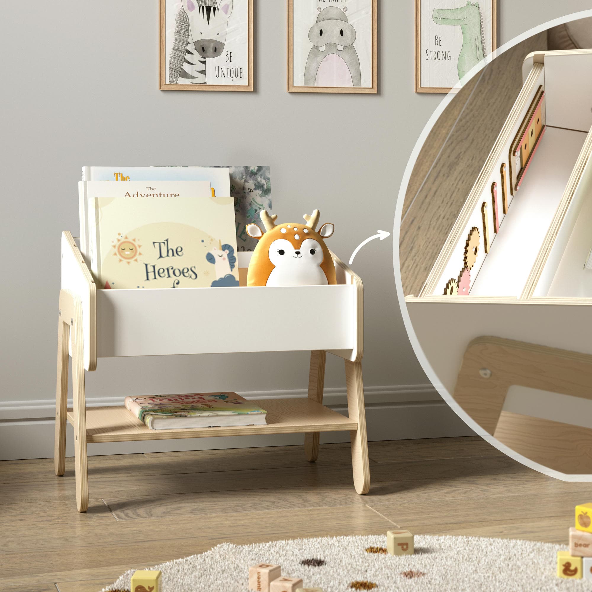 Bibliothèque enfant / Siège LILU