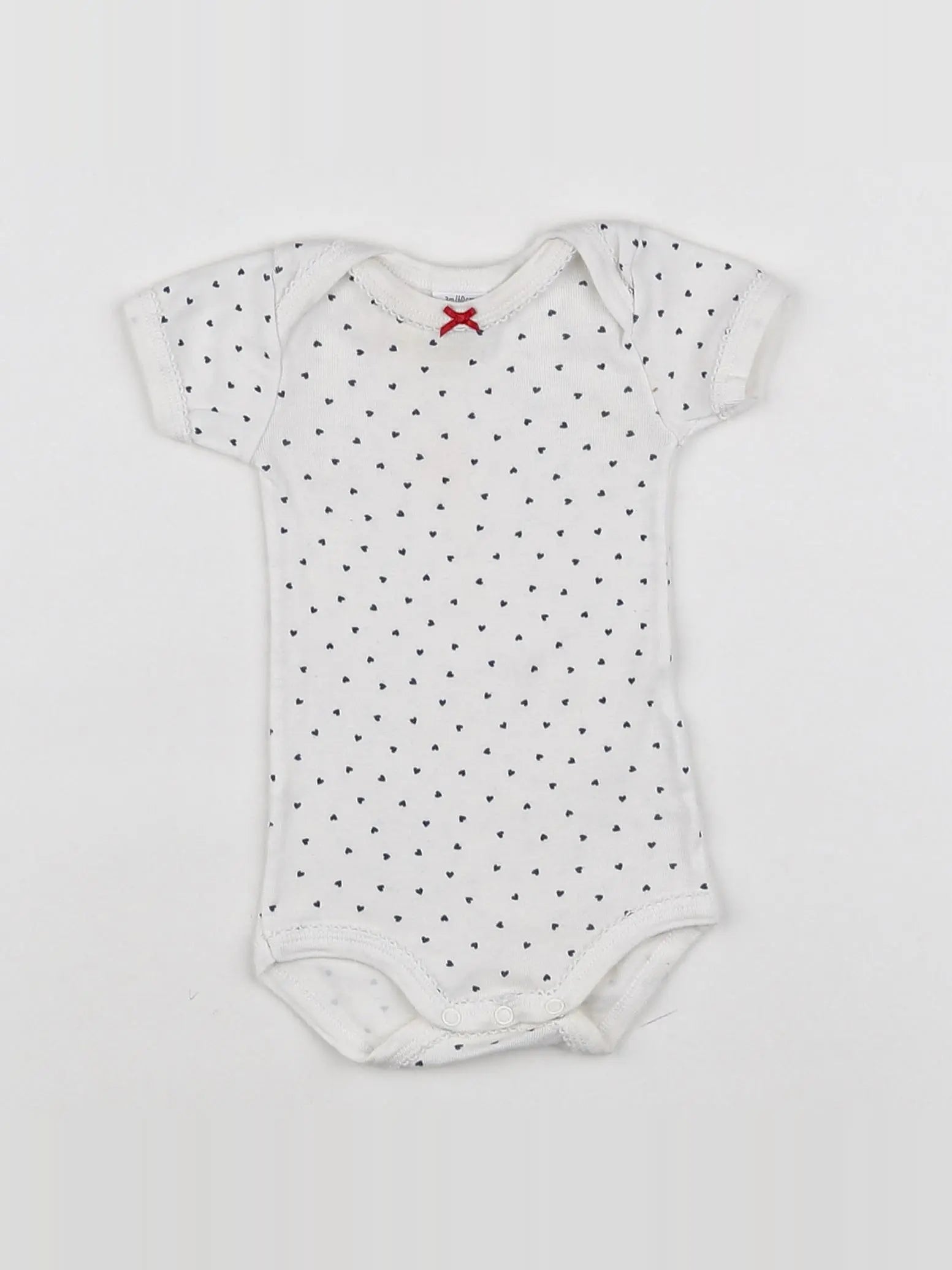 Petit Bateau - body blanc - 3 mois