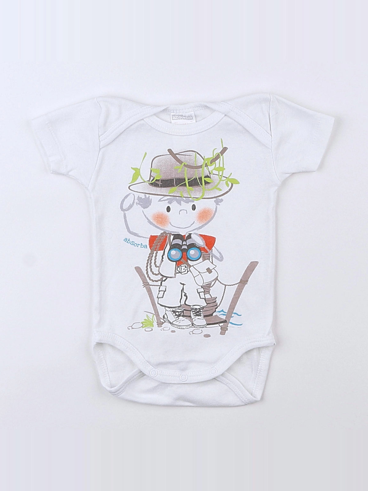 Absorba - body blanc - 3 mois