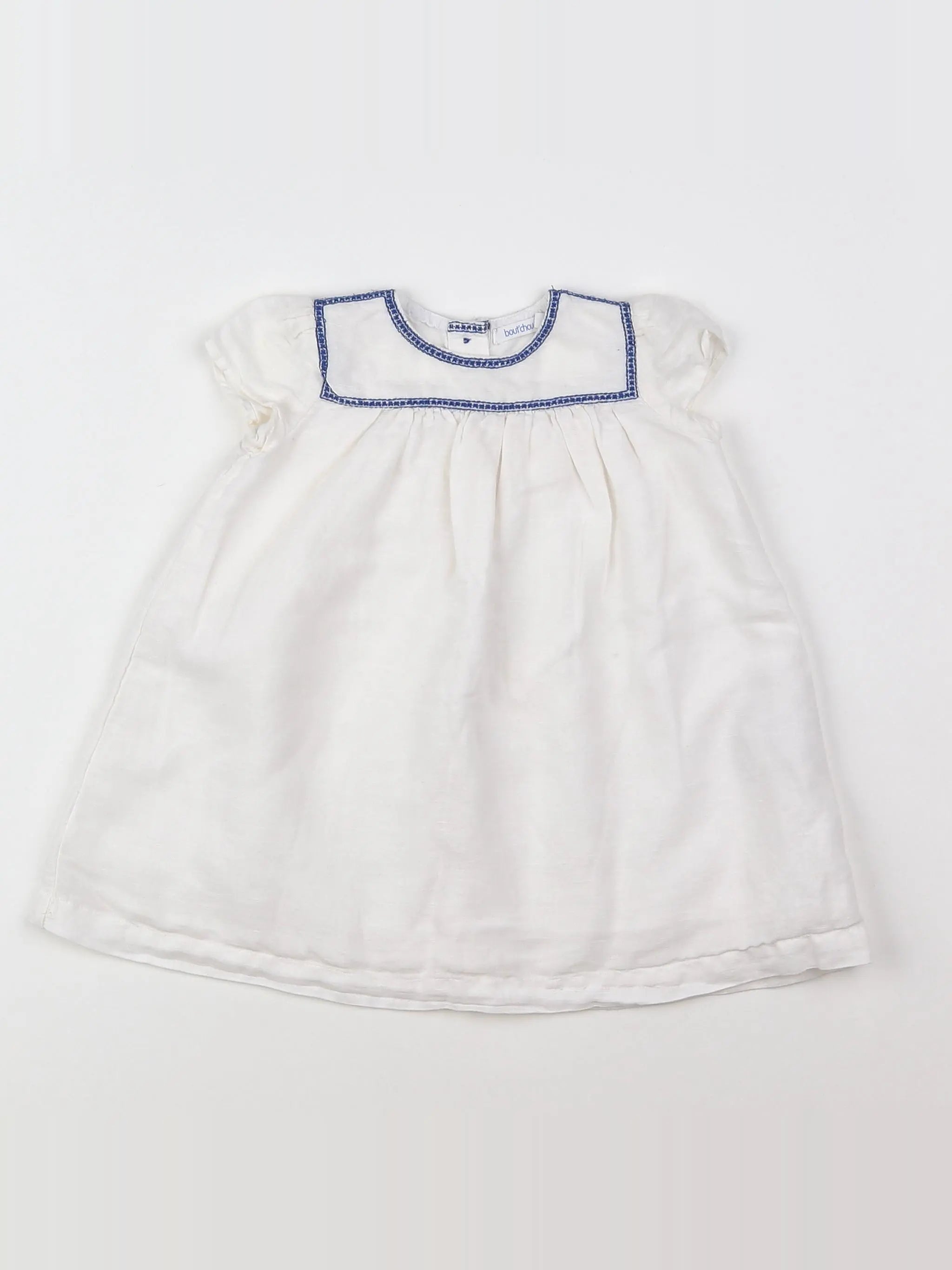 Boutchou - robe blanc - 9 mois