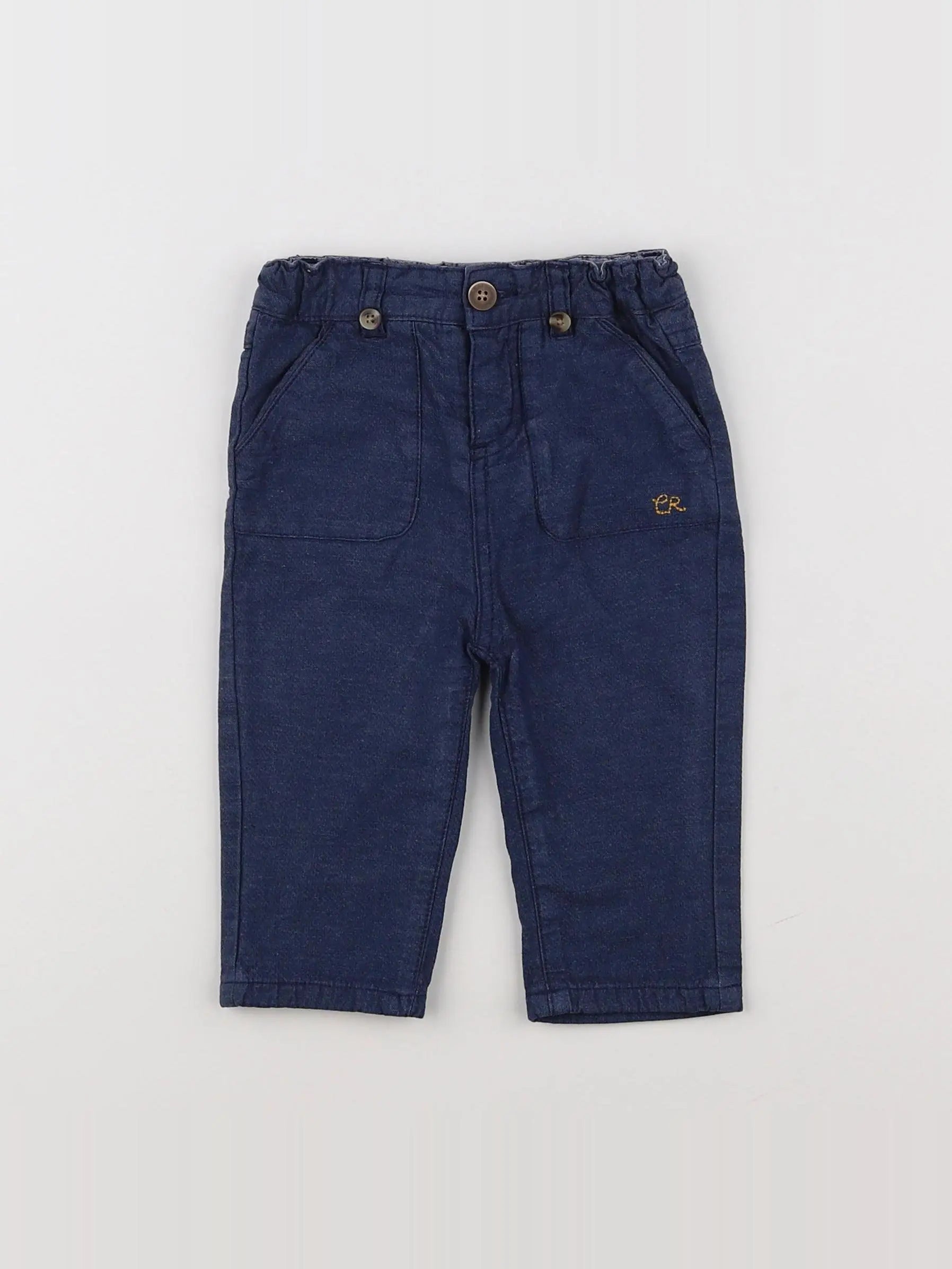 Cadet Rousselle - pantalon bleu - 6 mois