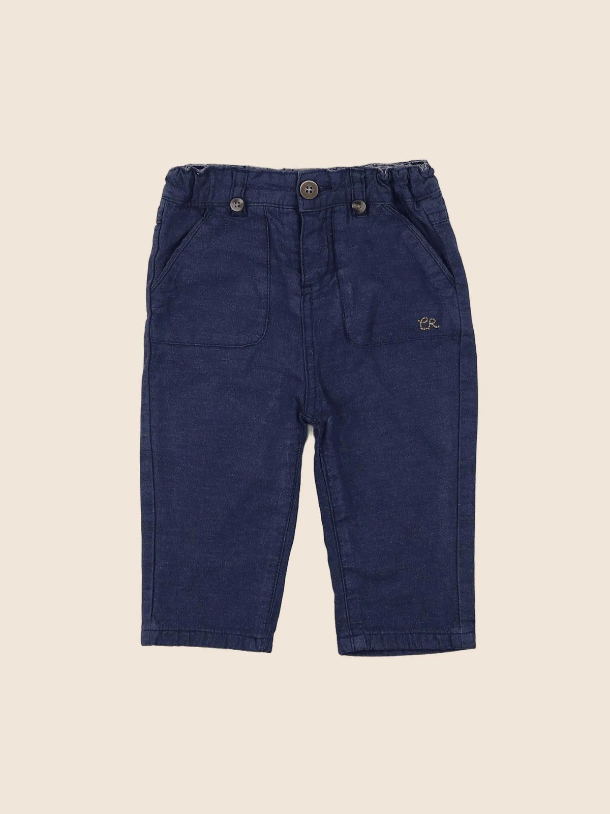 Cadet Rousselle - pantalon bleu - 6 mois