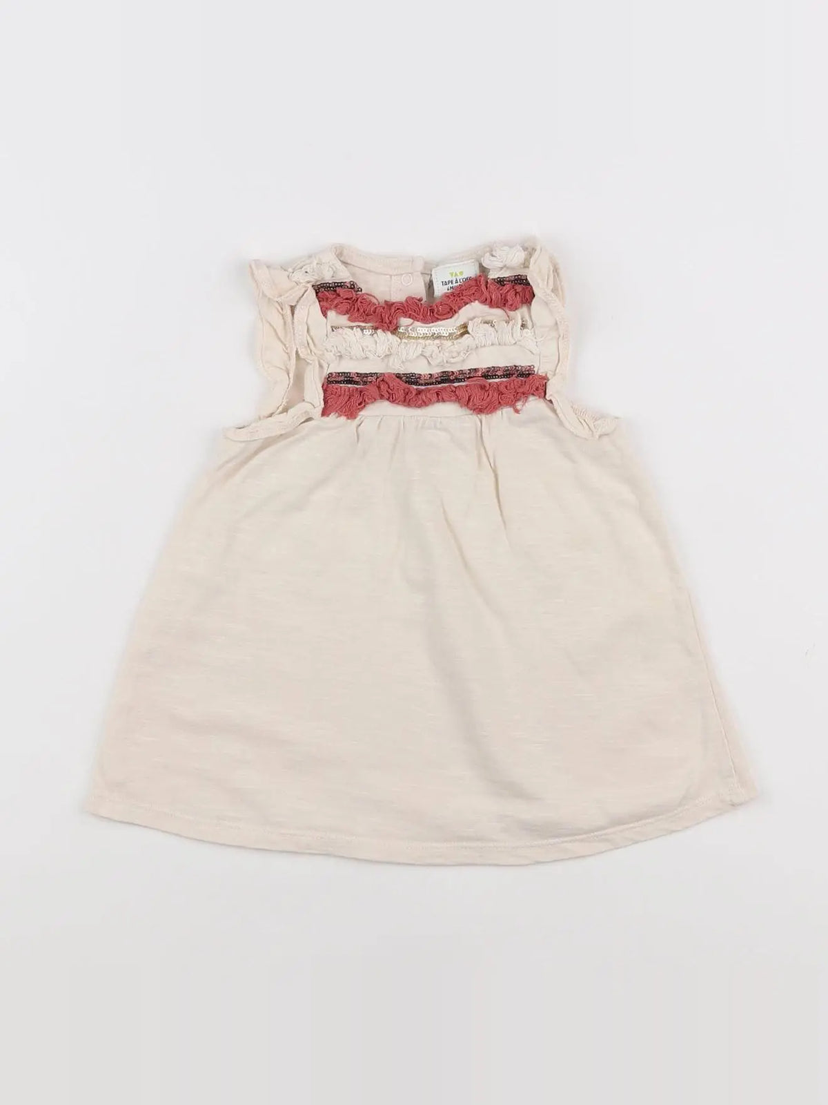 Tape à l'oeil - robe rose - 6 mois