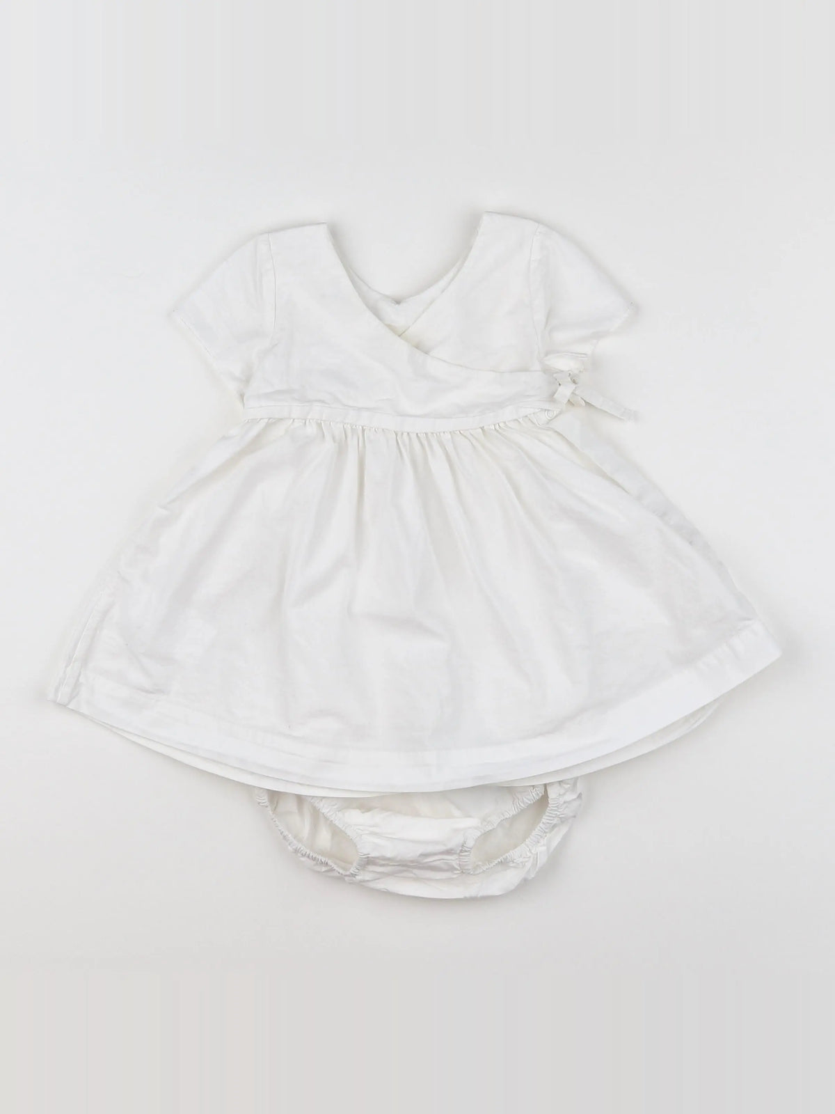 Absorba - robe blanc - 9 mois