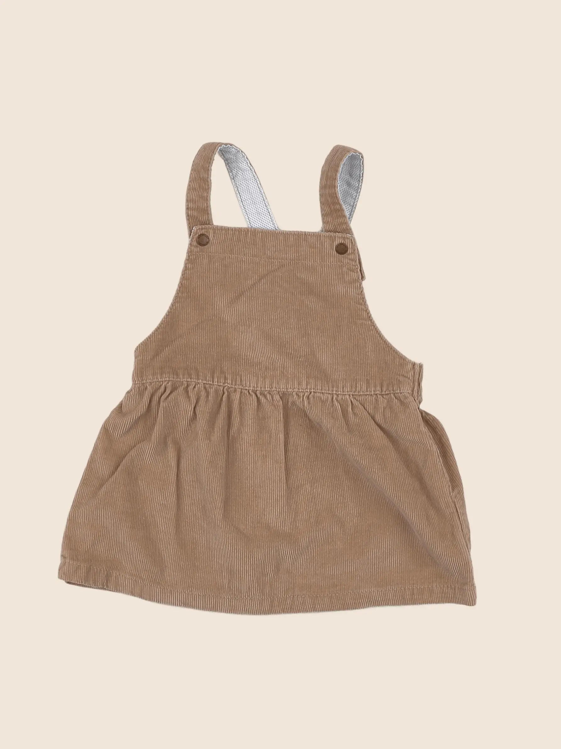 Vertbaudet - robe marron - 12 mois