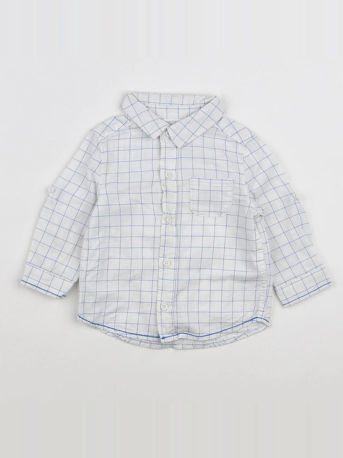 Natalys - chemise blanc - 6 mois