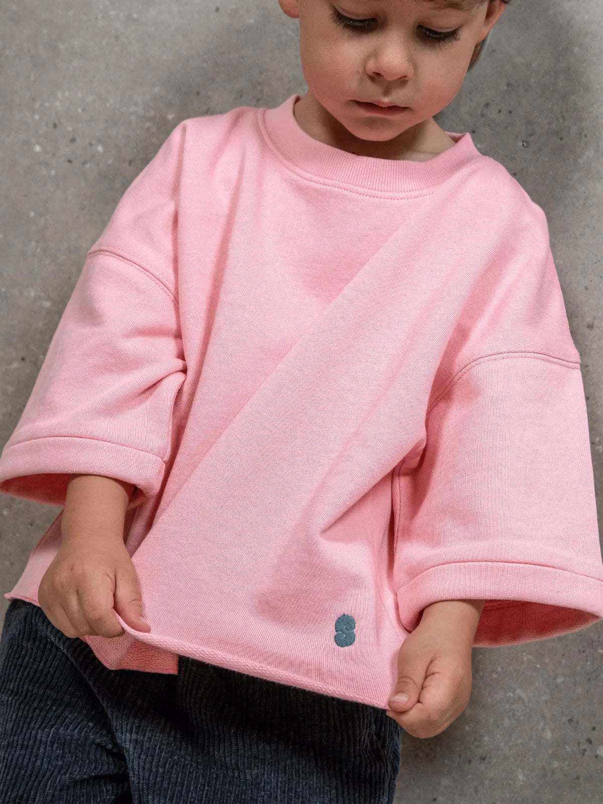 Le Tee-shirt sweat Rose malabar