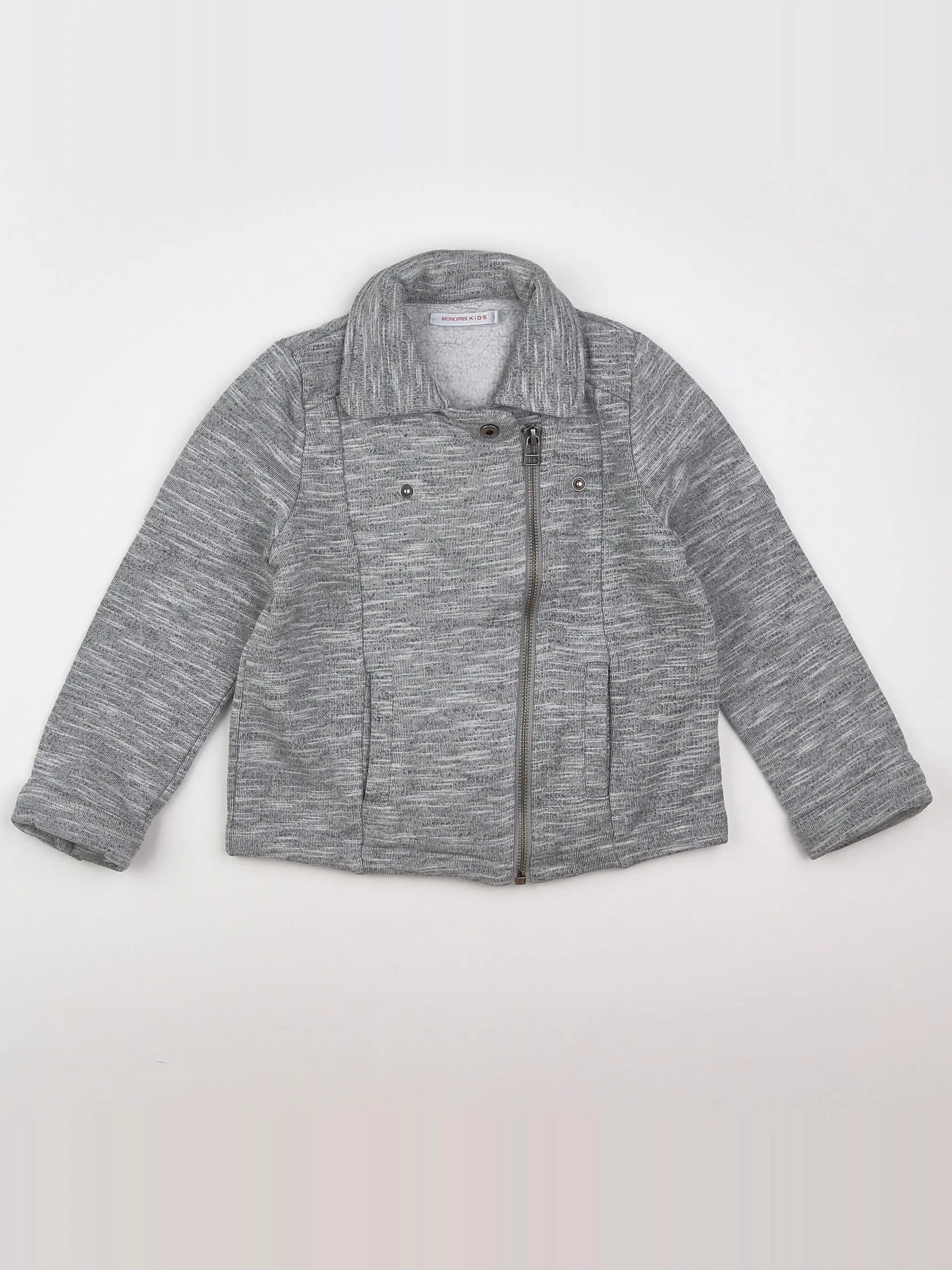 Monoprix - veste gris - 5 ans