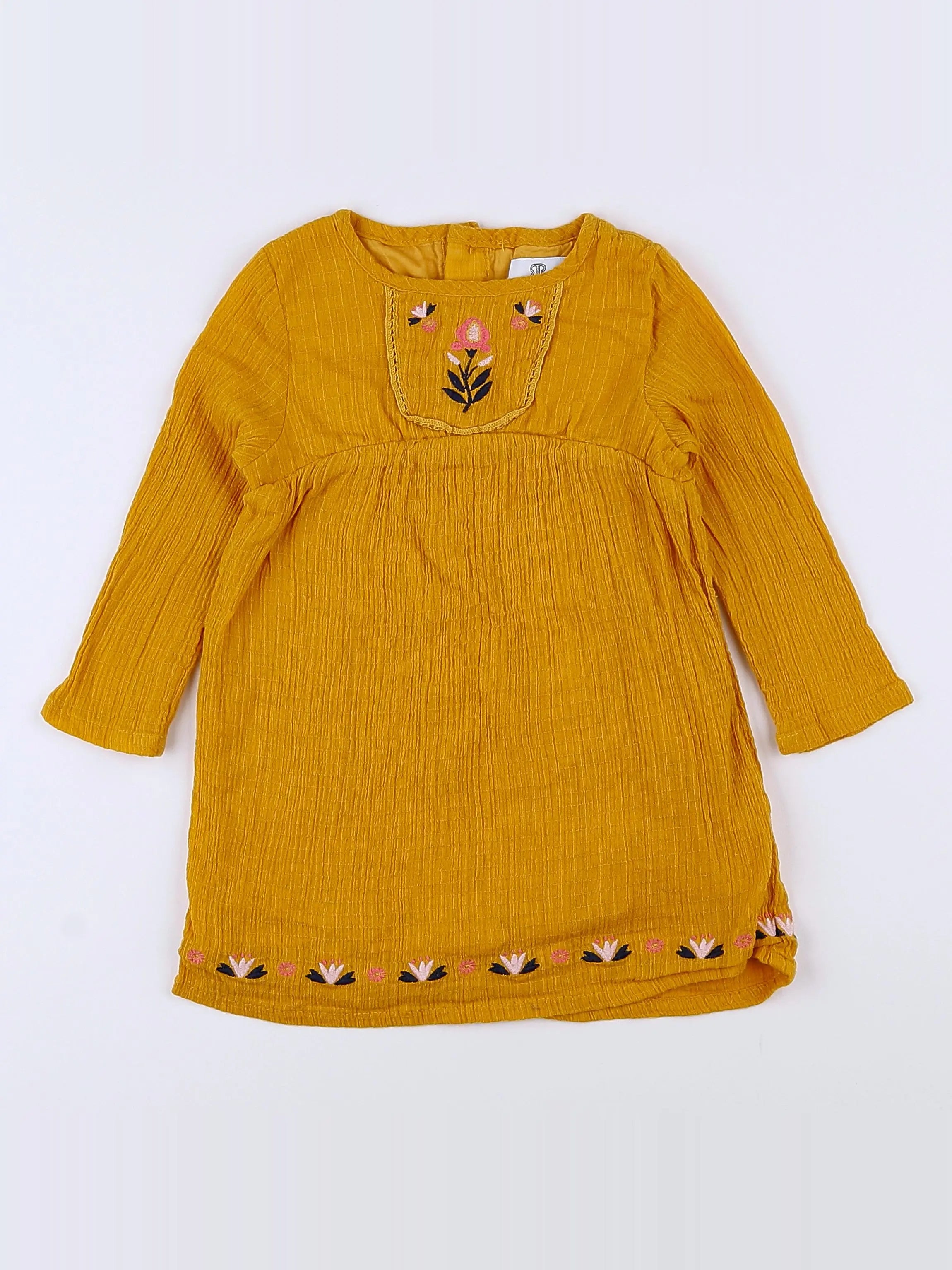 La Redoute - robe jaune - 12 mois