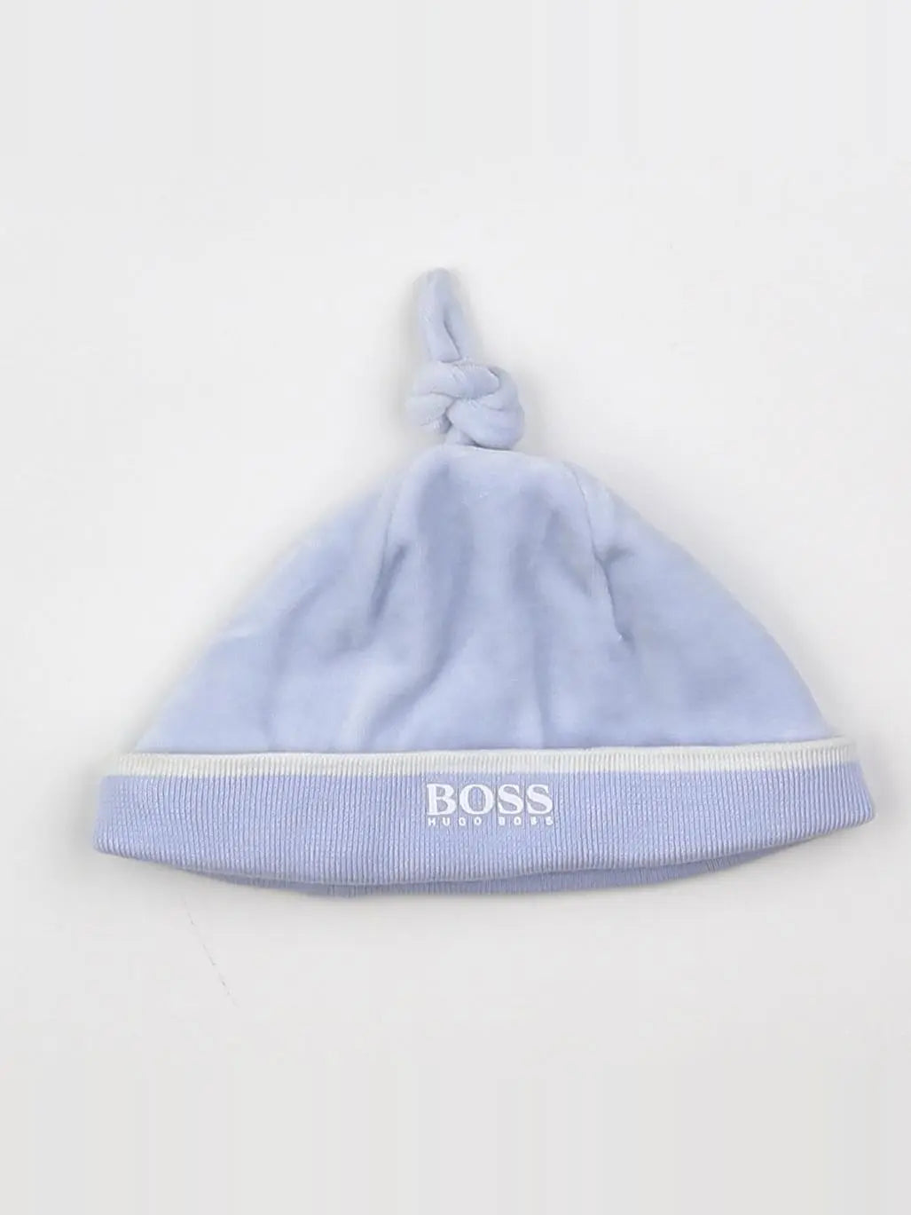Hugo Boss - bonnet bleu - 6/12 mois