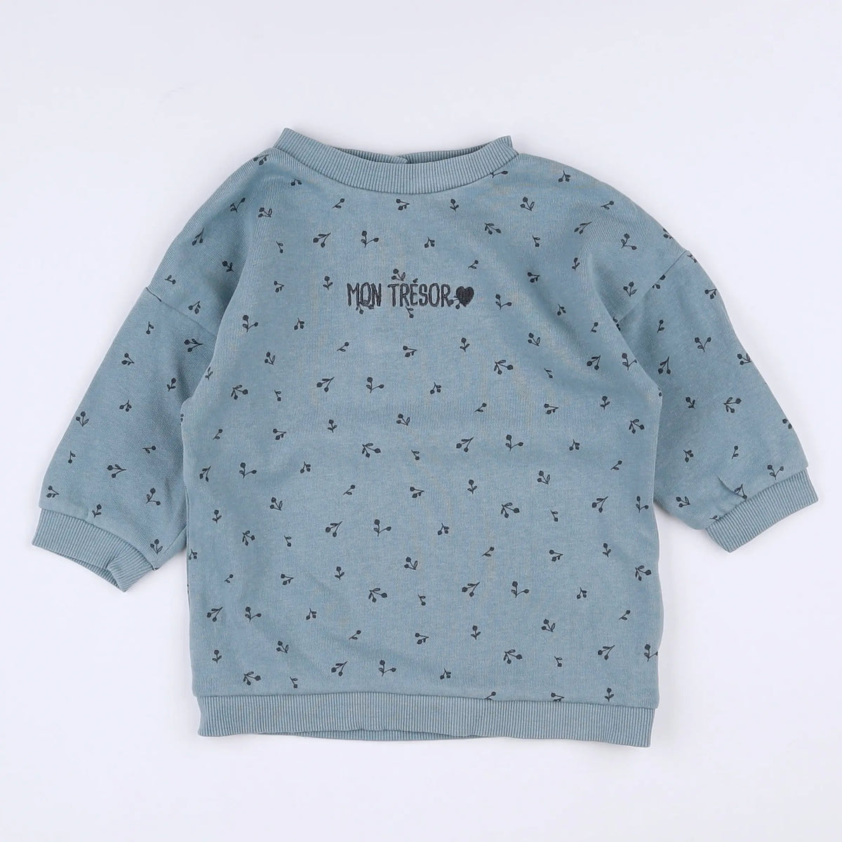 Vertbaudet - robe bleu - 12 mois