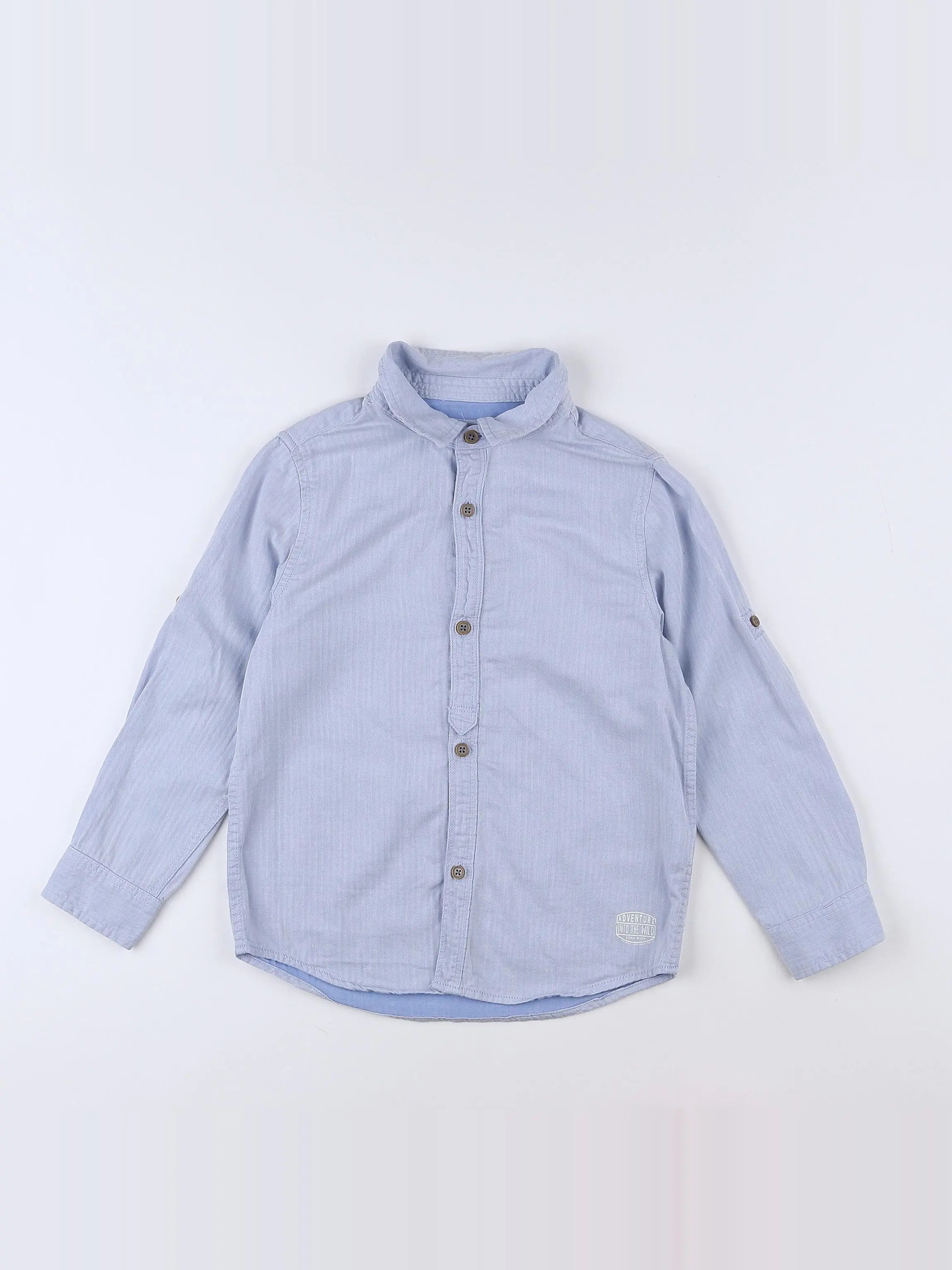 Zara - chemise bleu - 6 ans