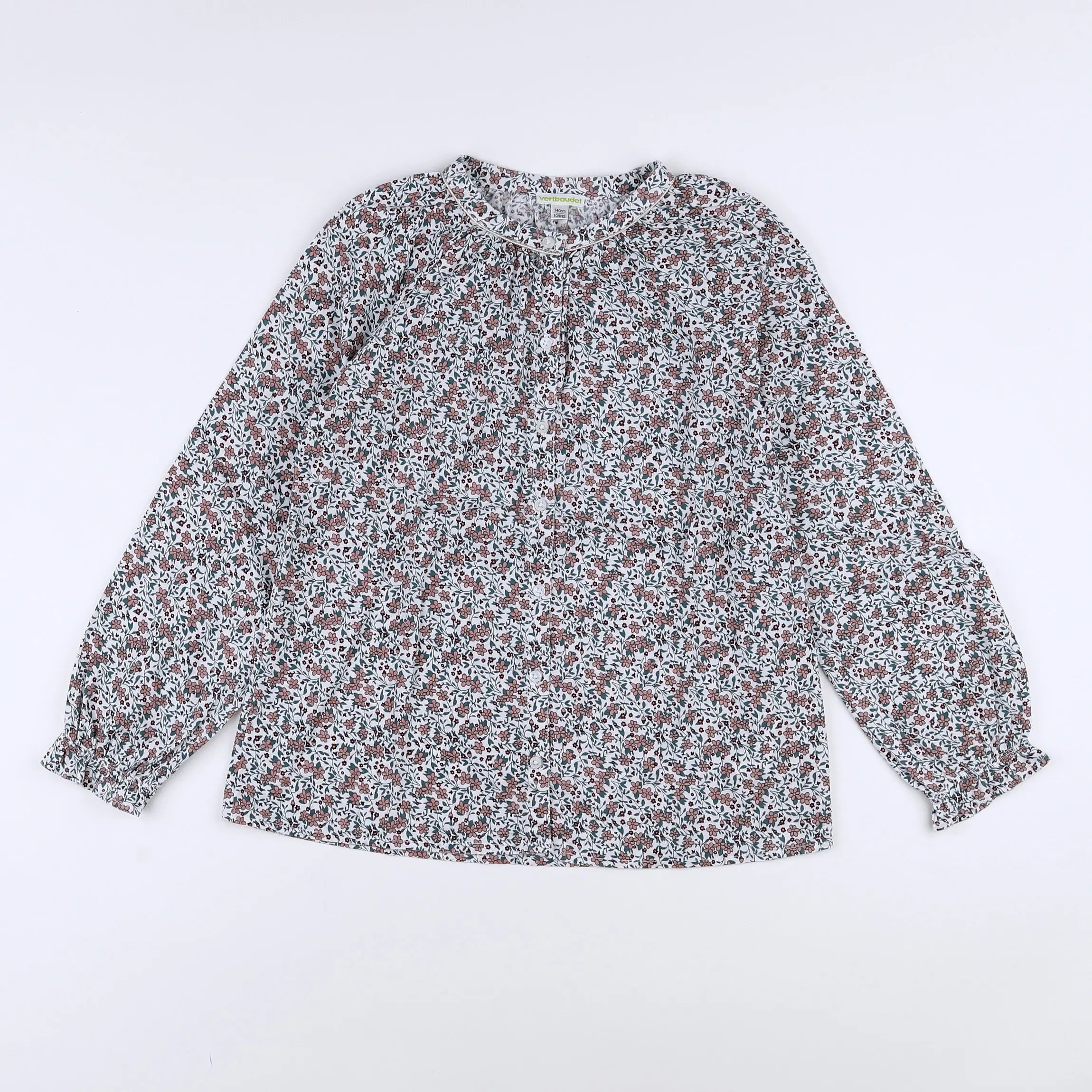 Vertbaudet - blouse multicolore - 10 ans