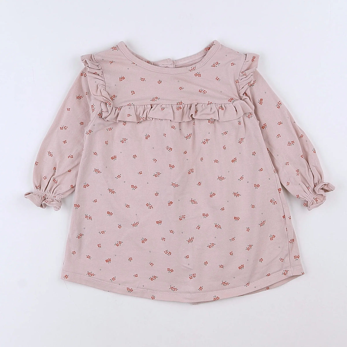Vertbaudet - robe rose - 9 mois