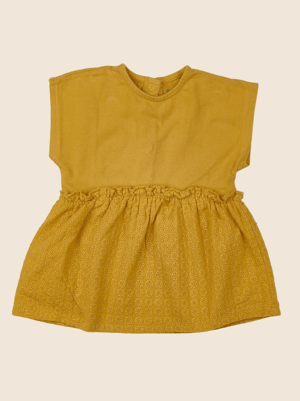 Vertbaudet - robe jaune - 3 mois