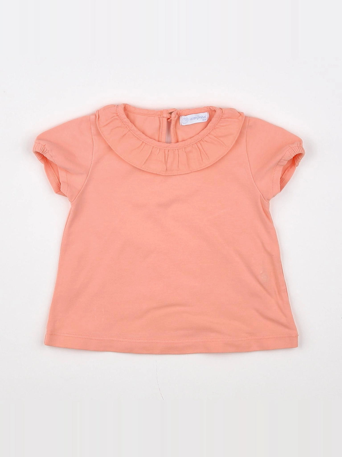 Laranjinha - tee-shirt orange - 6 mois